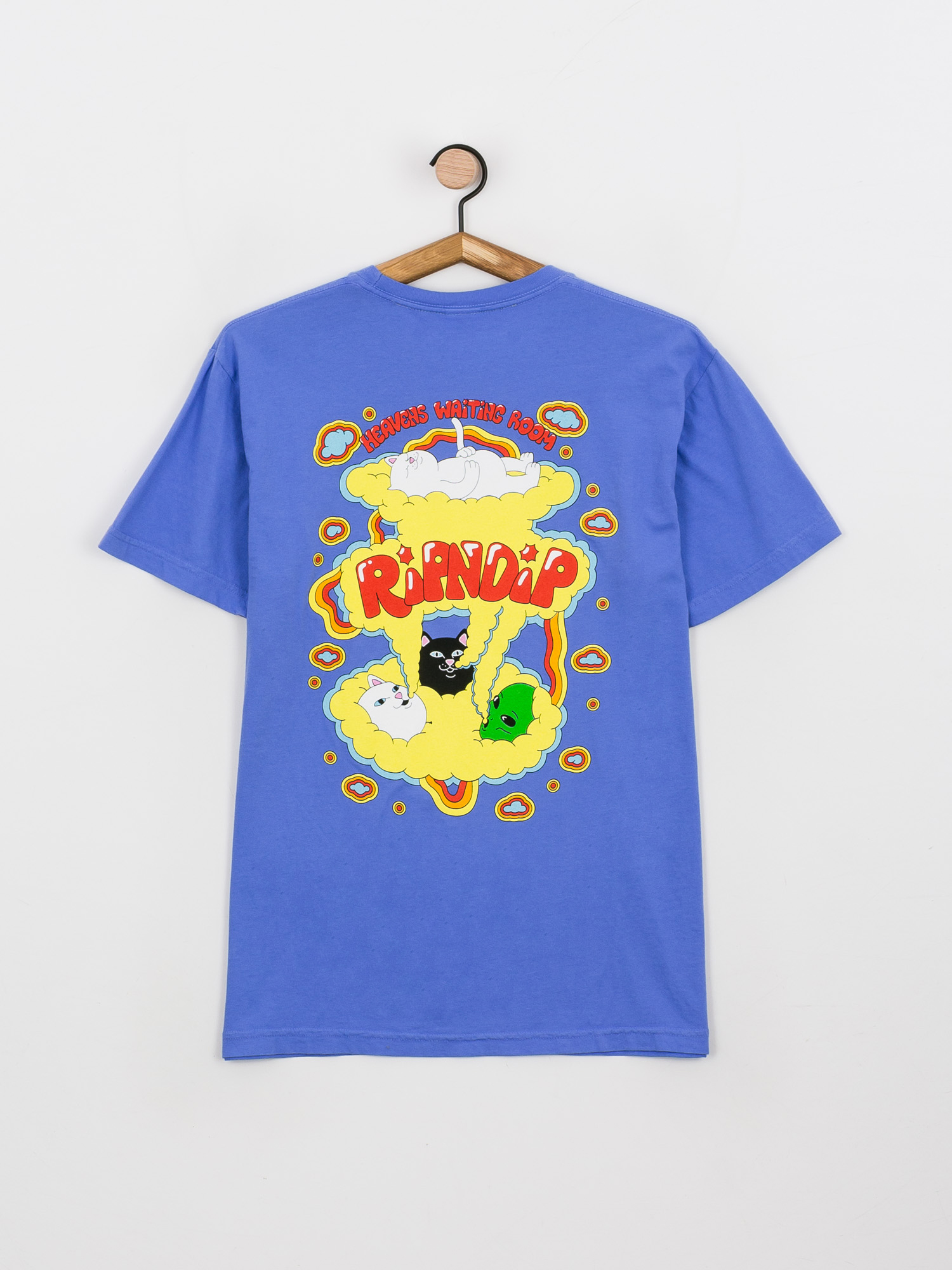T-shirt RipNDip Heavens Waiting Room Pocket (lilac)