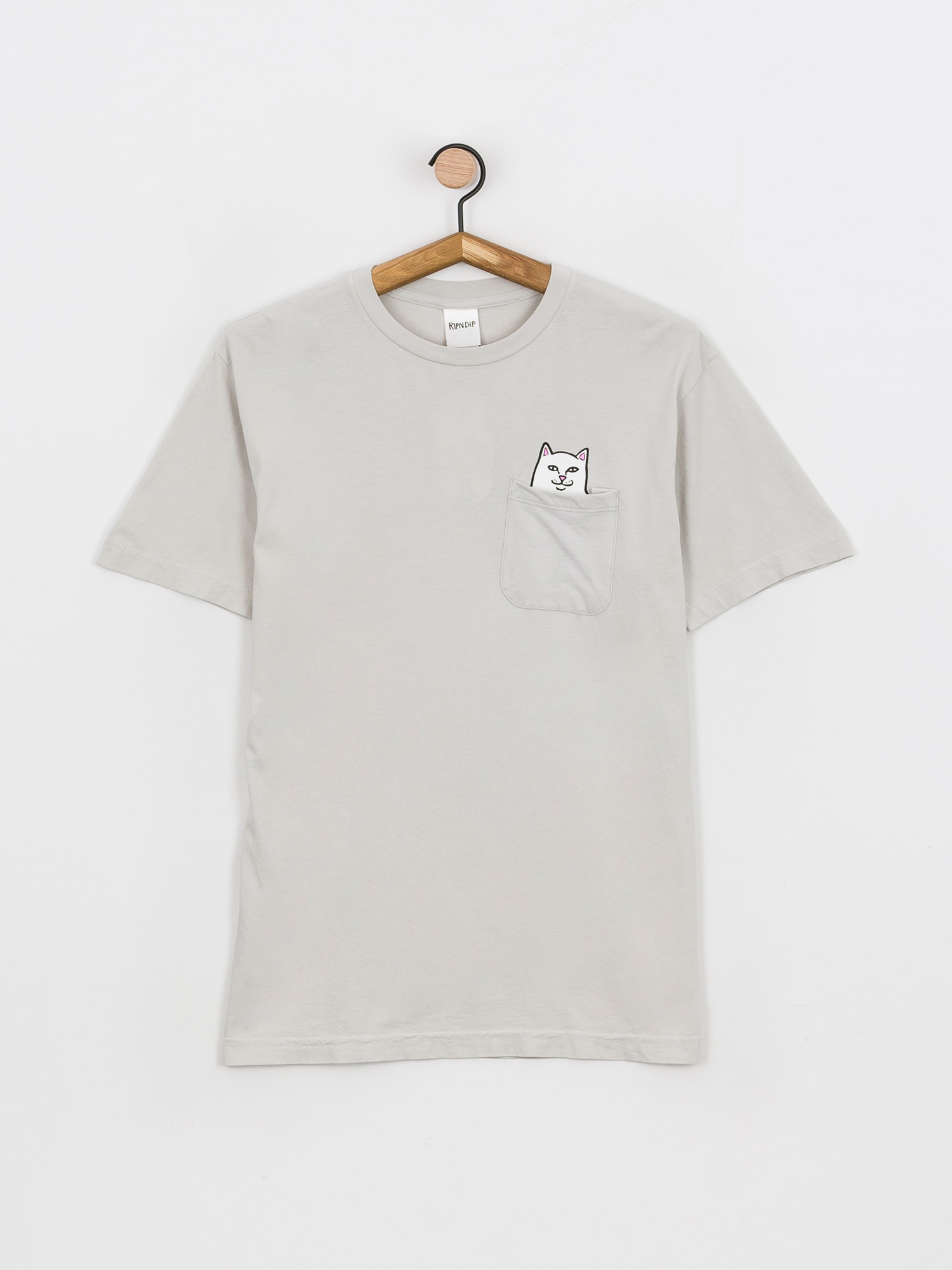 T-shirt RipNDip Lord Nermal Pocket (grey)