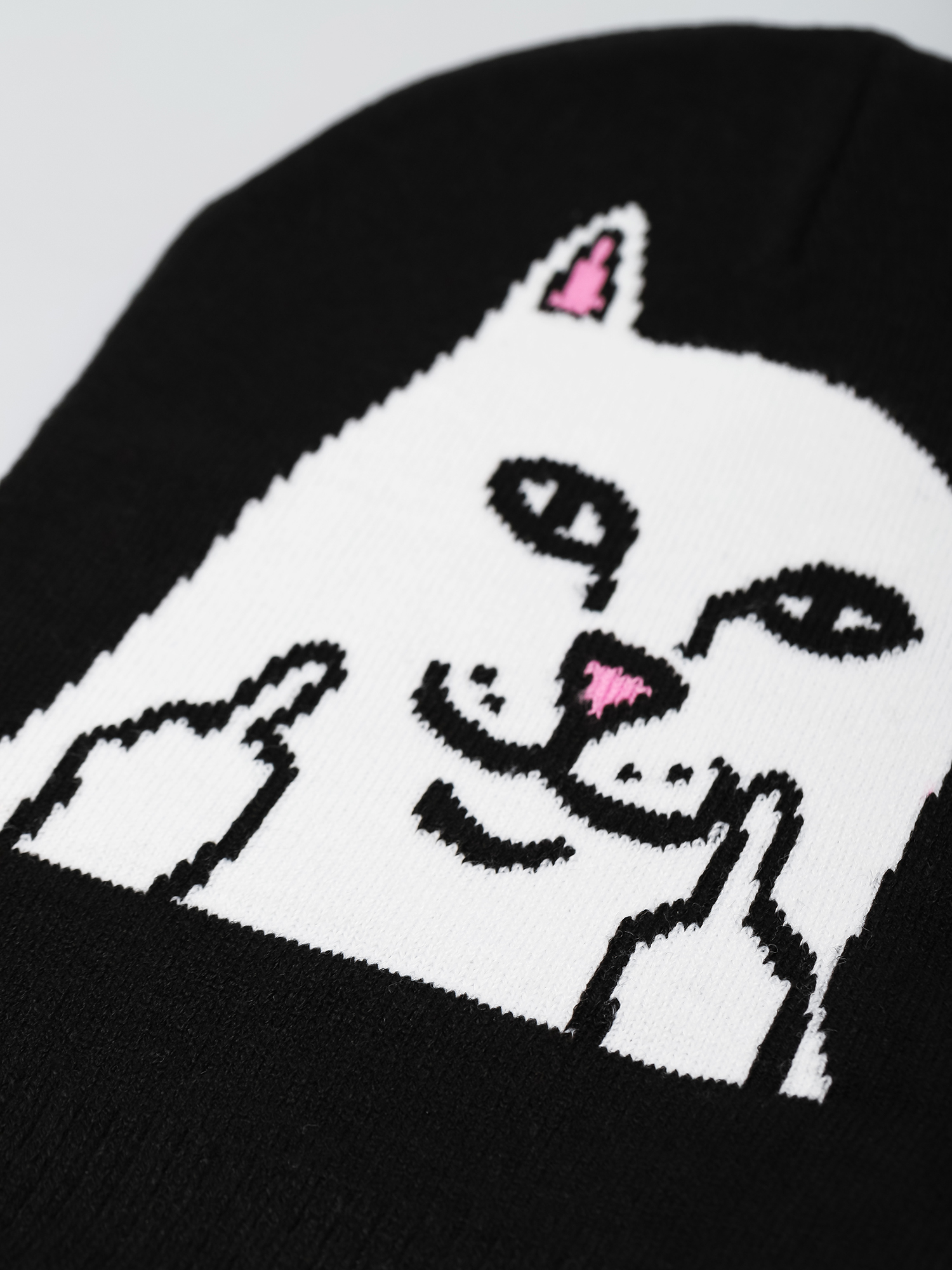 Czapka zimowa RipNDip Peeking Nermal (black)