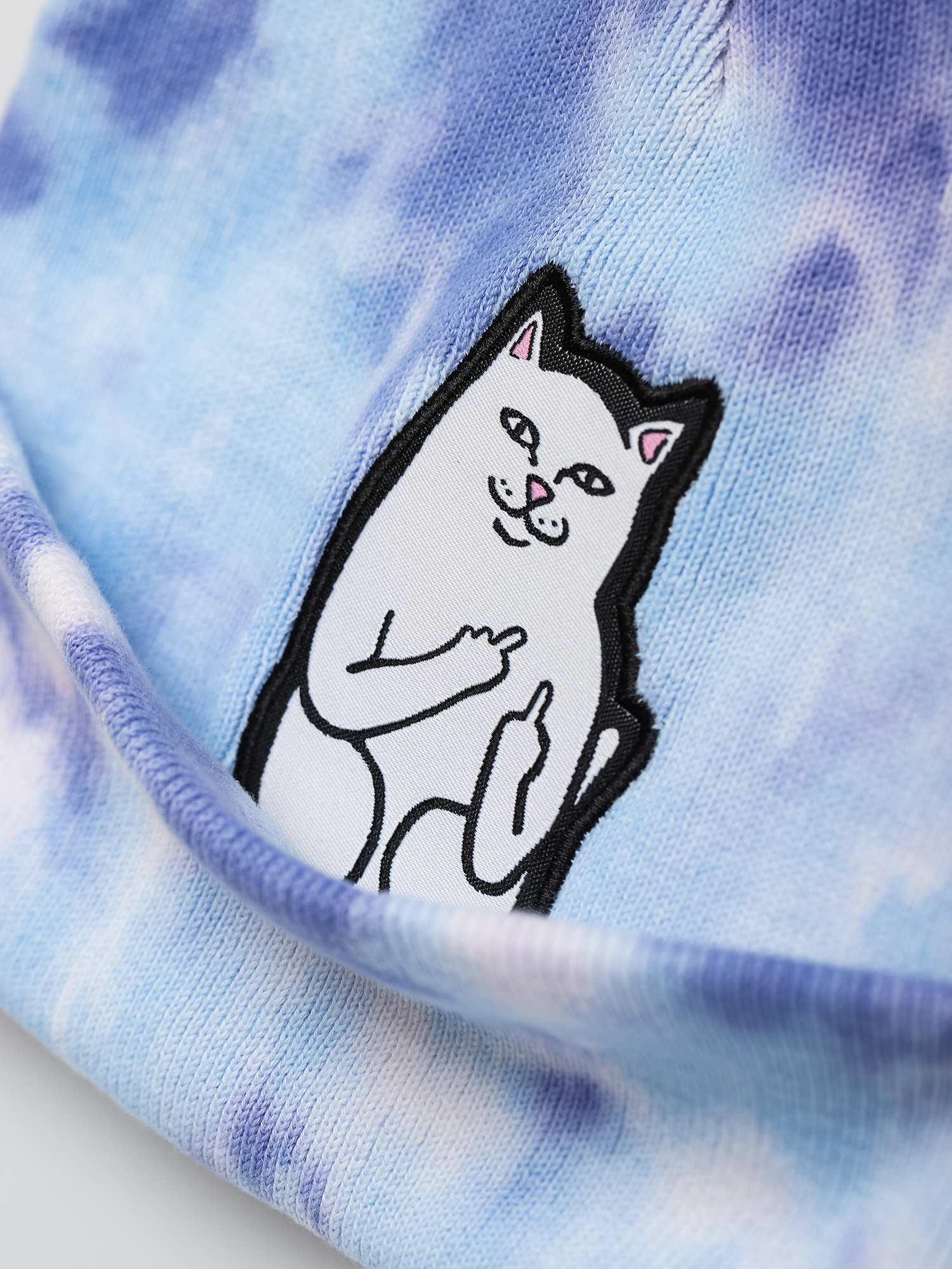 Czapka zimowa RipNDip Lord Nermal Tie Dye (periwinkle lightning wash)