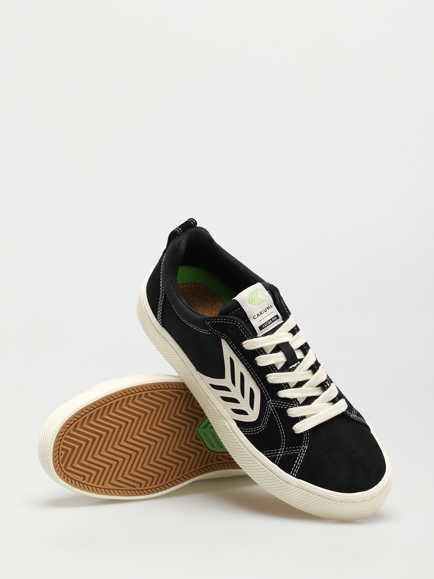 Buty Cariuma Catiba Pro (black/contrast thread ivory logo)