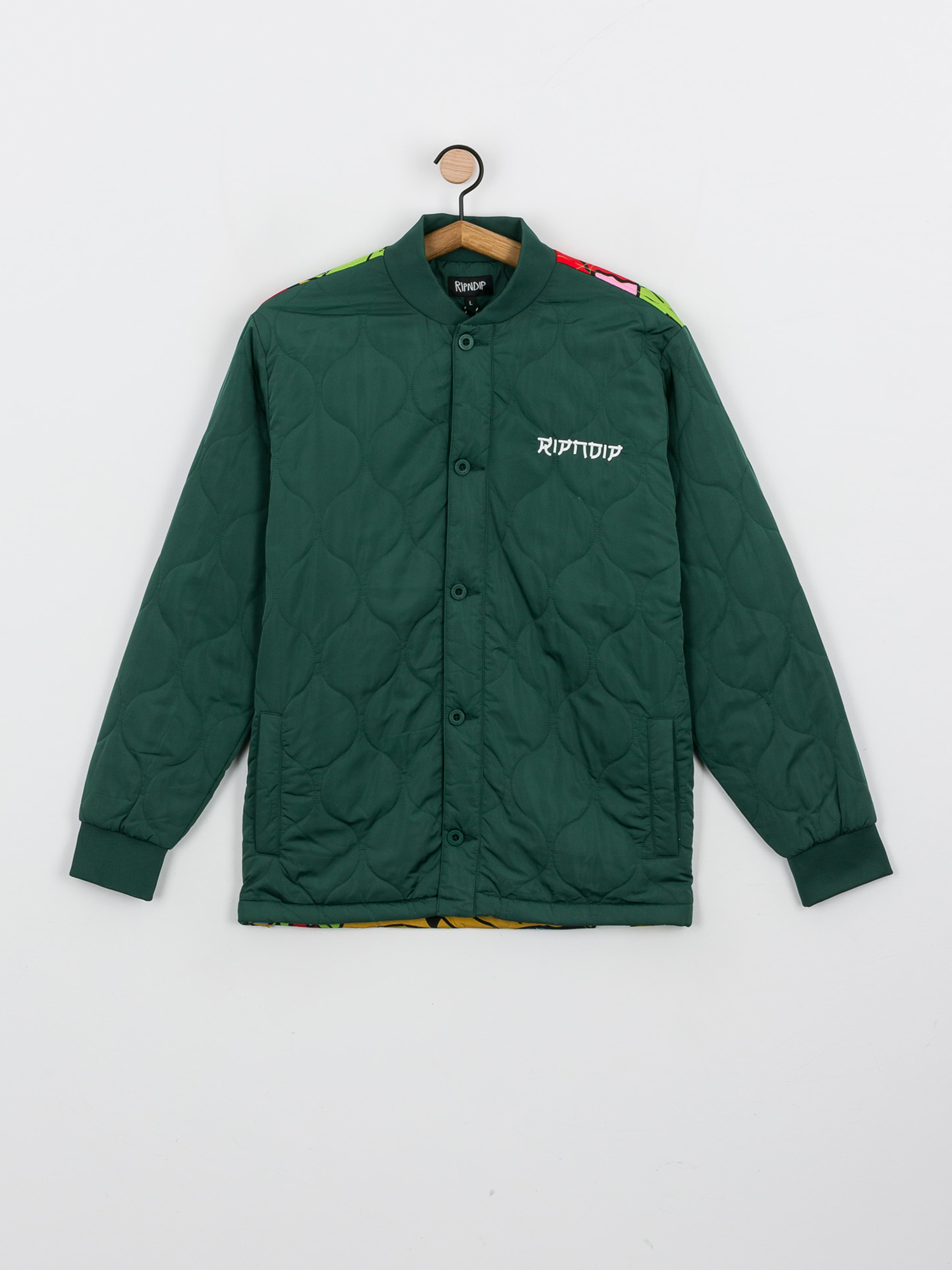 Kurtka RipNDip Nermurari Warrior Quilted Bomber (pine green)
