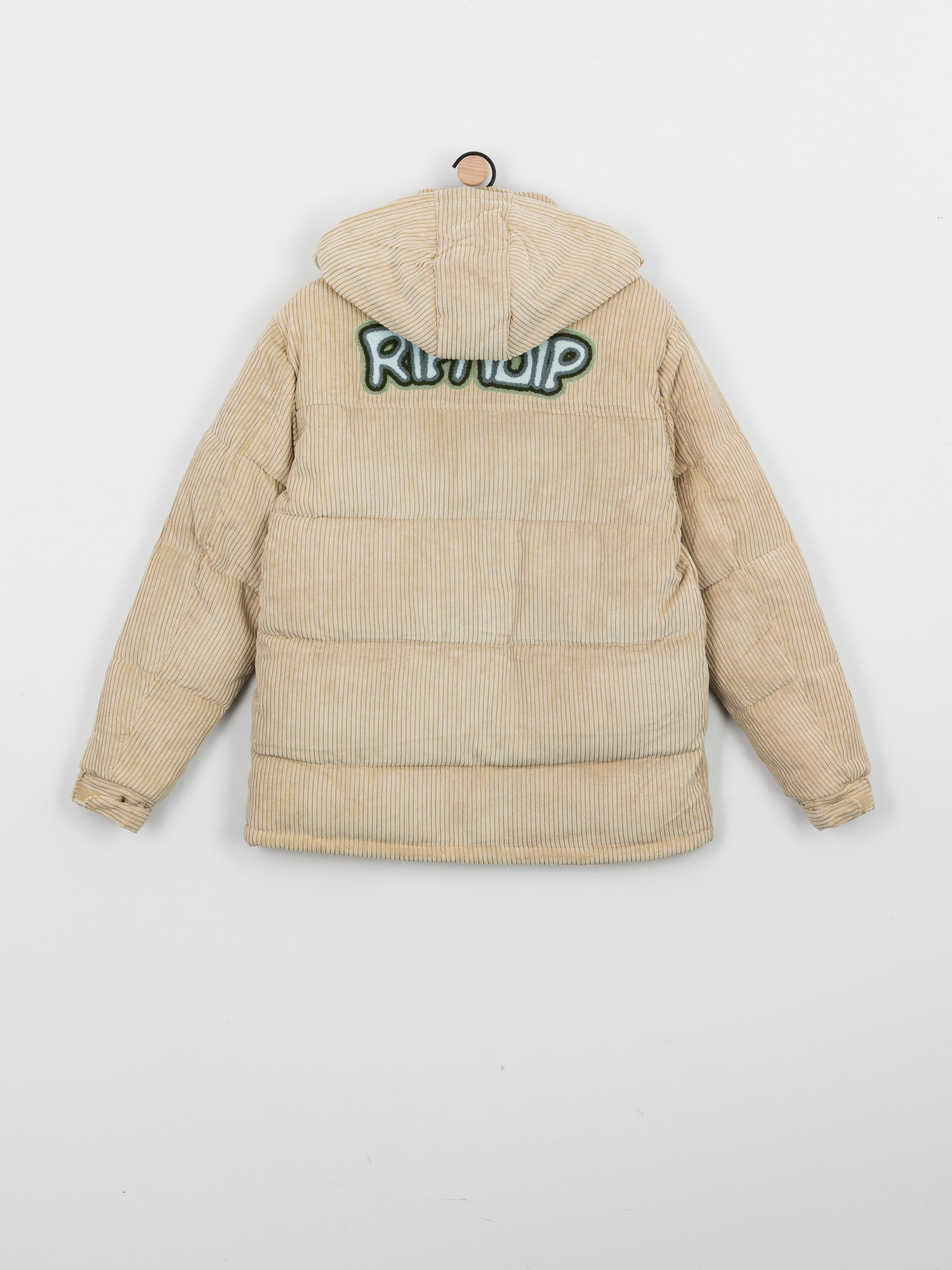 Kurtka RipNDip Intertwined Corduroy Puffer (khaki)