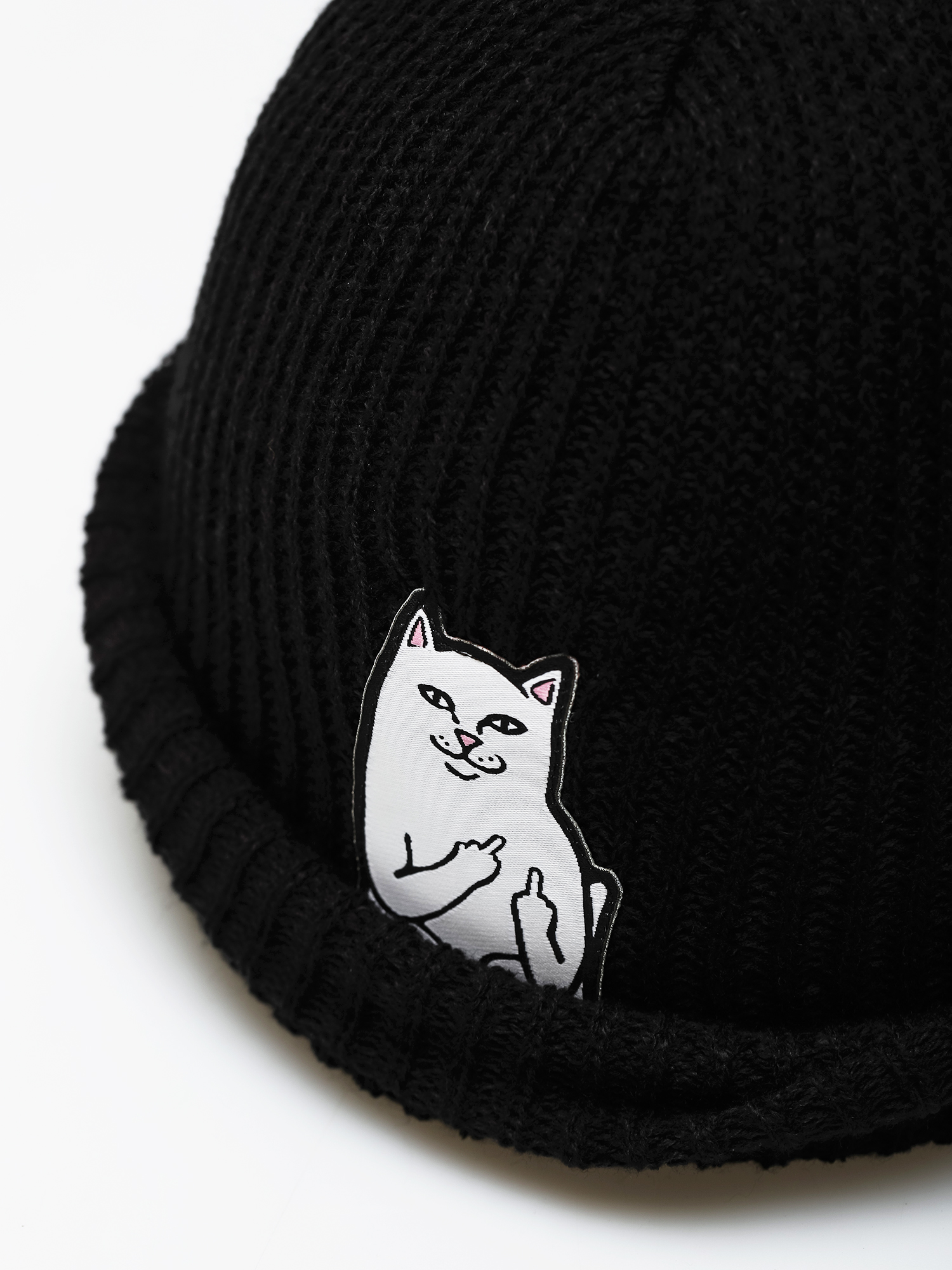 Czapka zimowa RipNDip Lord Nermal Rib (black)