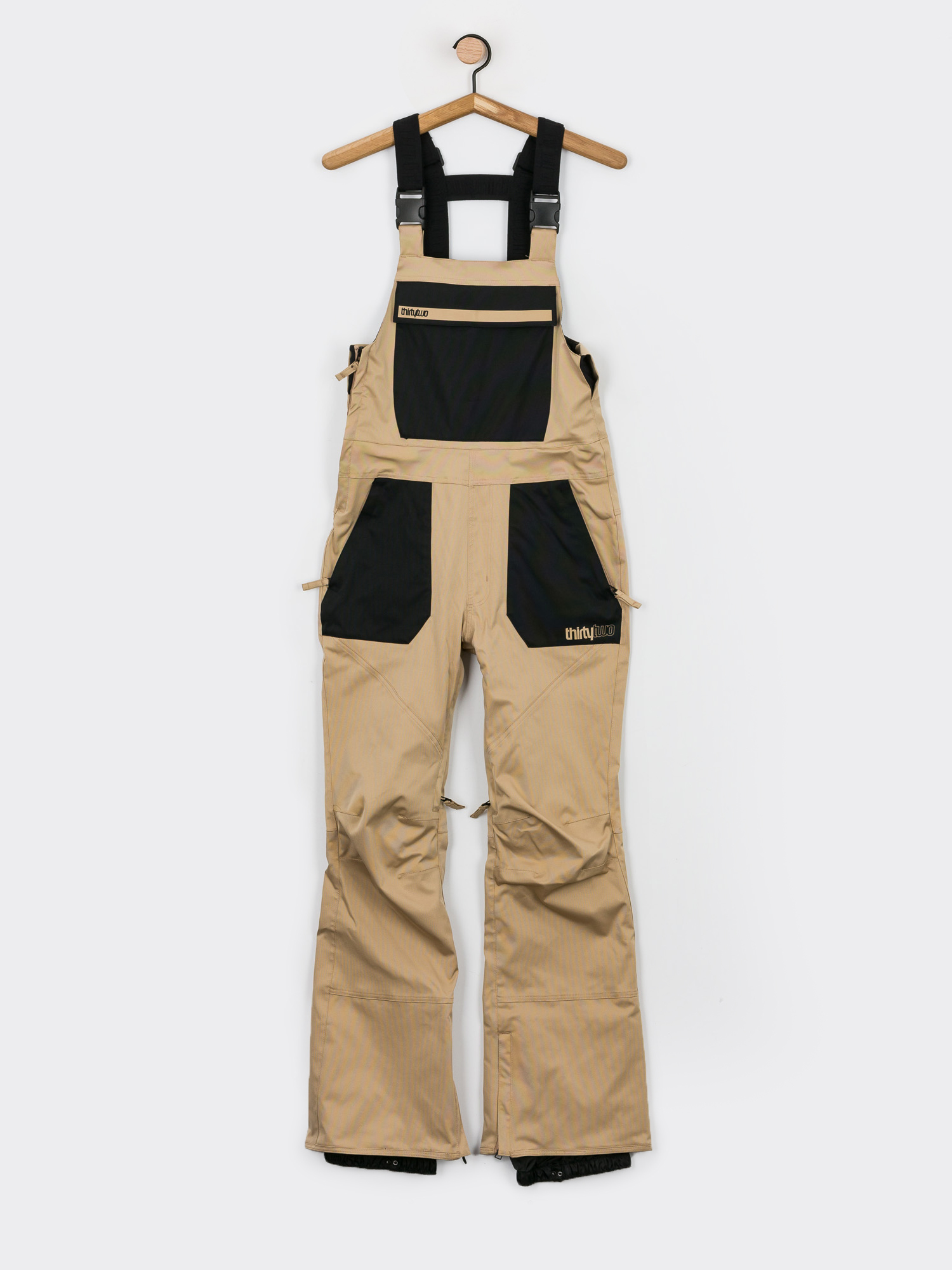 Damskie Spodnie snowboardowe ThirtyTwo Basement Bib (khaki)