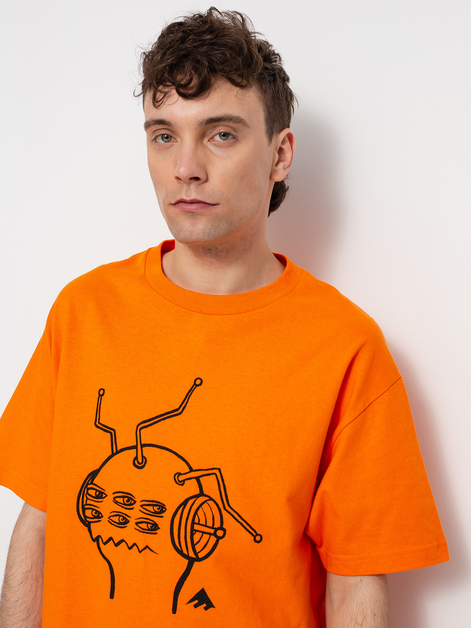 T-shirt Emerica X Toy Machine Antenna (orange)