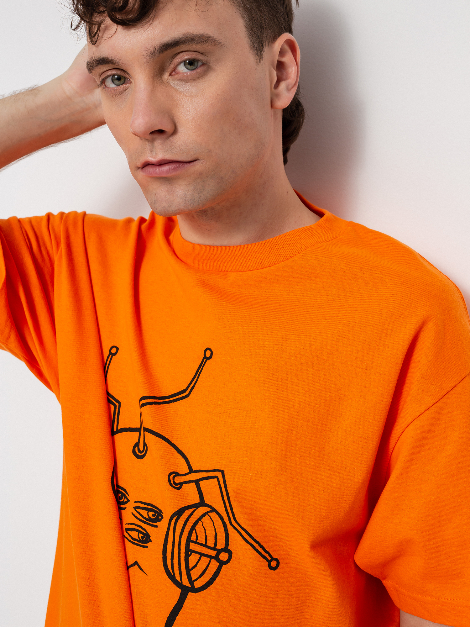 T-shirt Emerica X Toy Machine Antenna (orange)