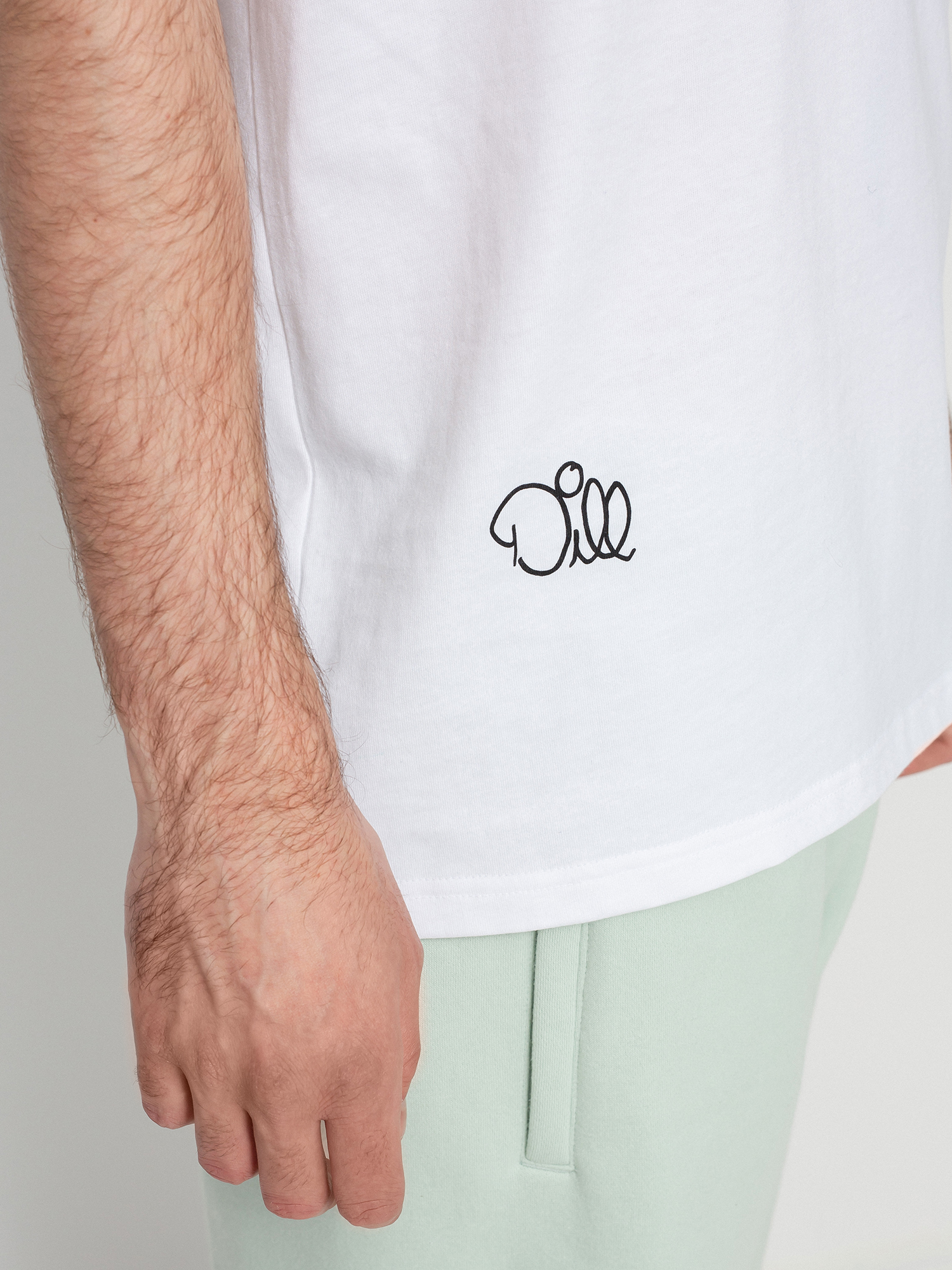 T-shirt adidas Dill G (white/black)