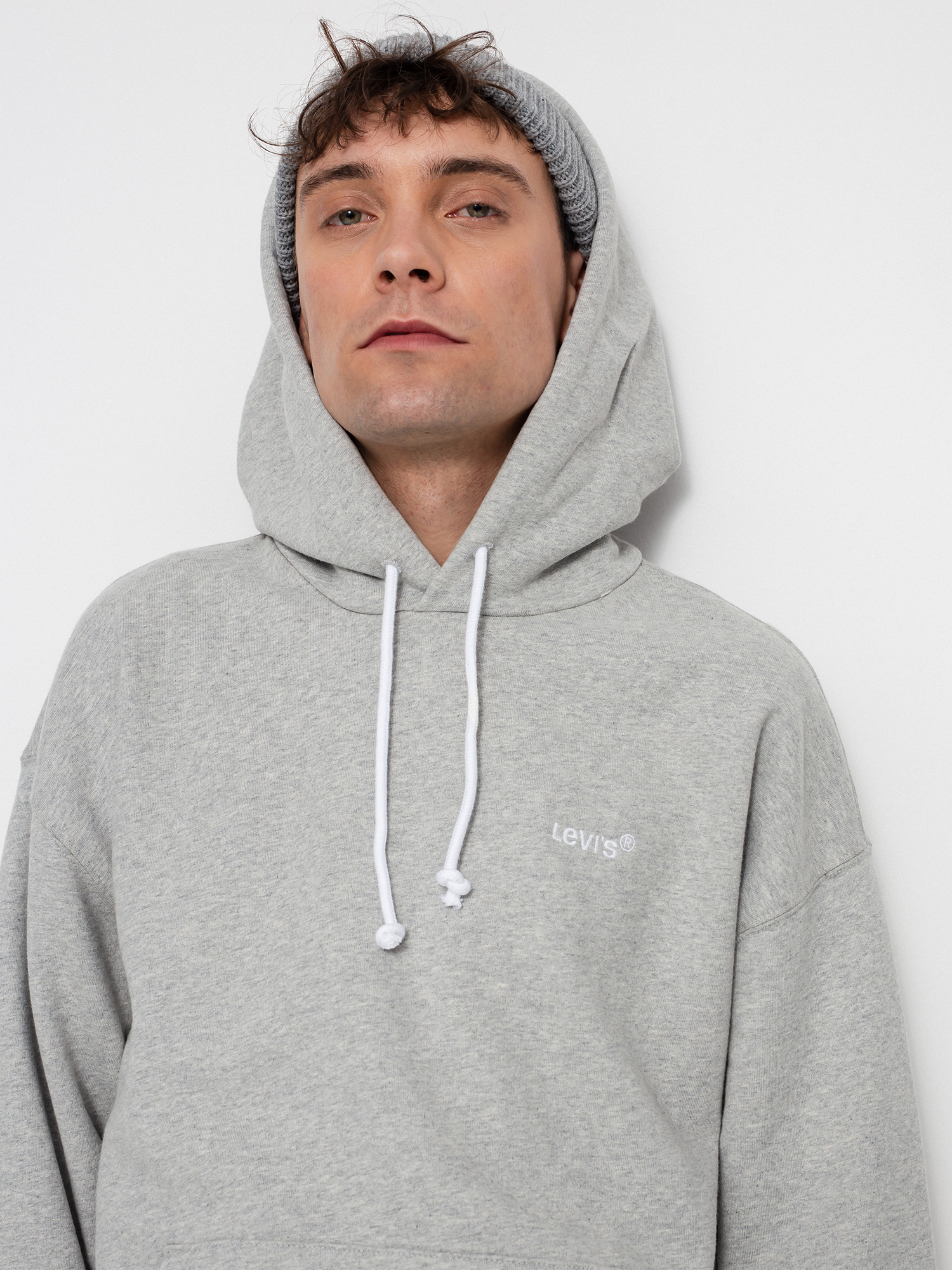 Bluza z kapturem Levi's® Red Tab HD (light mist heather)