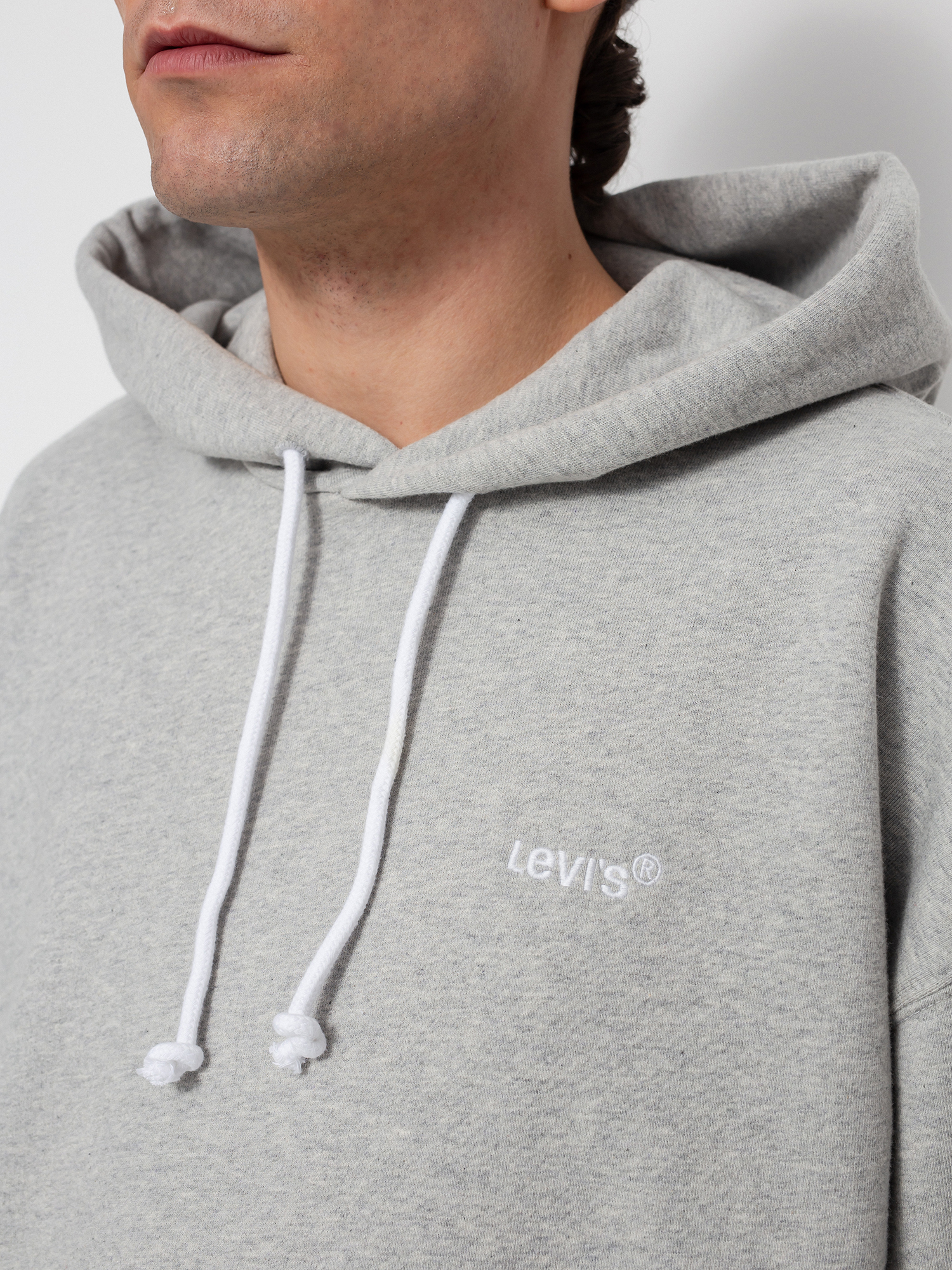 Bluza z kapturem Levi's® Red Tab HD (light mist heather)
