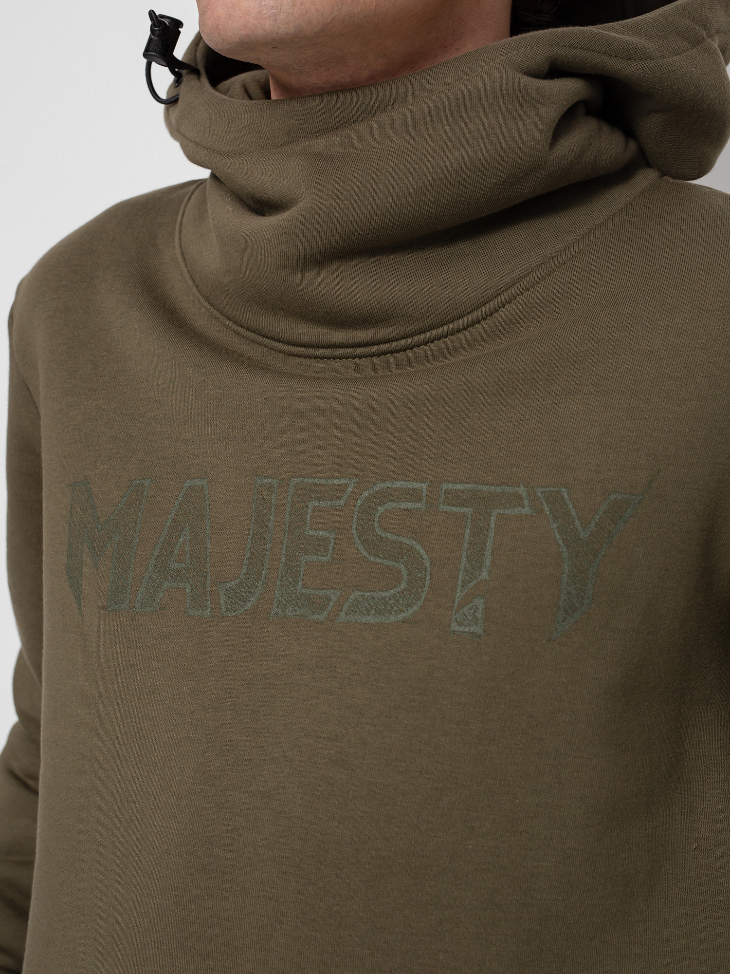 Bluza z kapturem Majesty Bear Tall HD (army green)