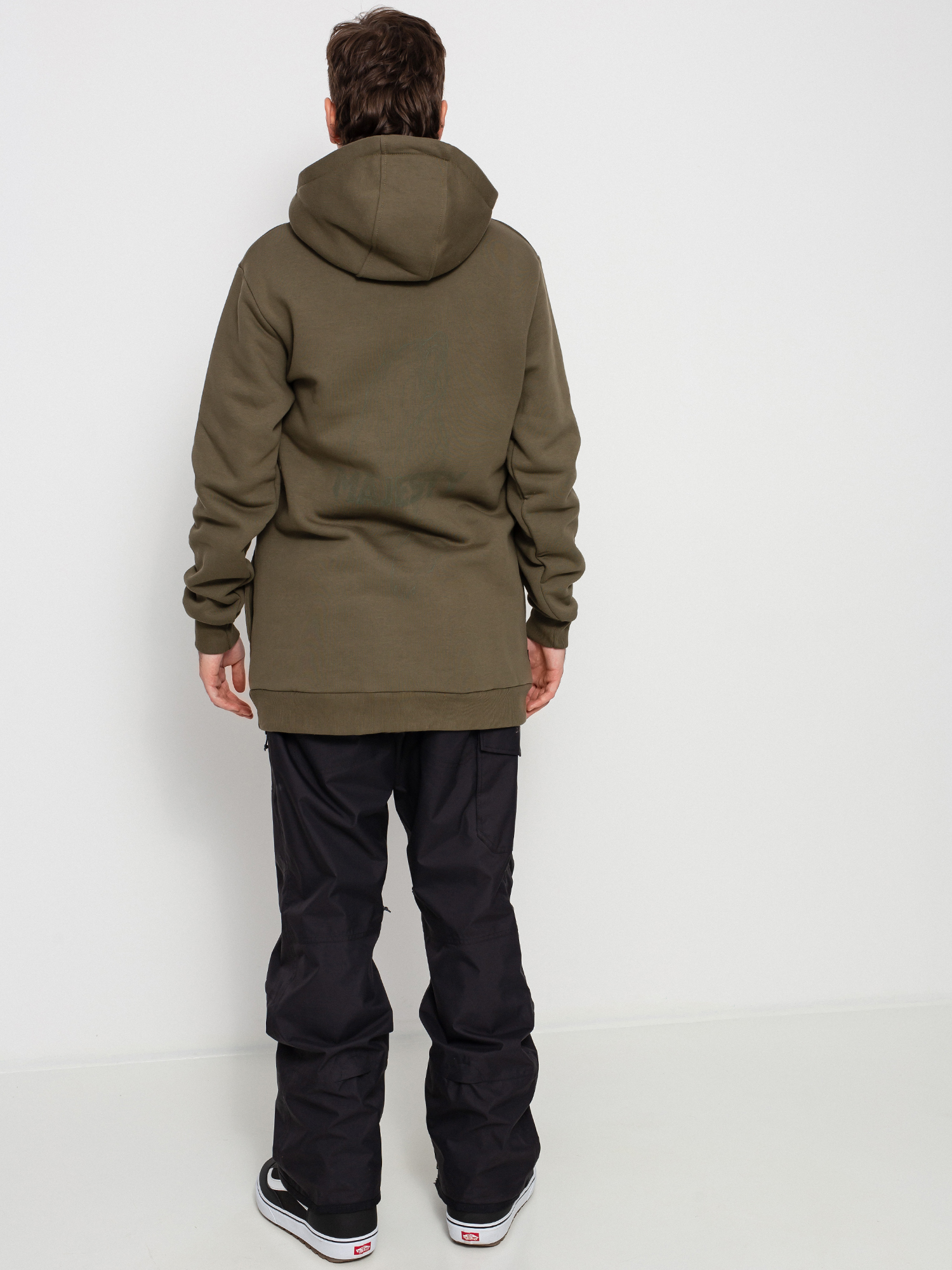 Bluza z kapturem Majesty Bear Tall HD (army green)