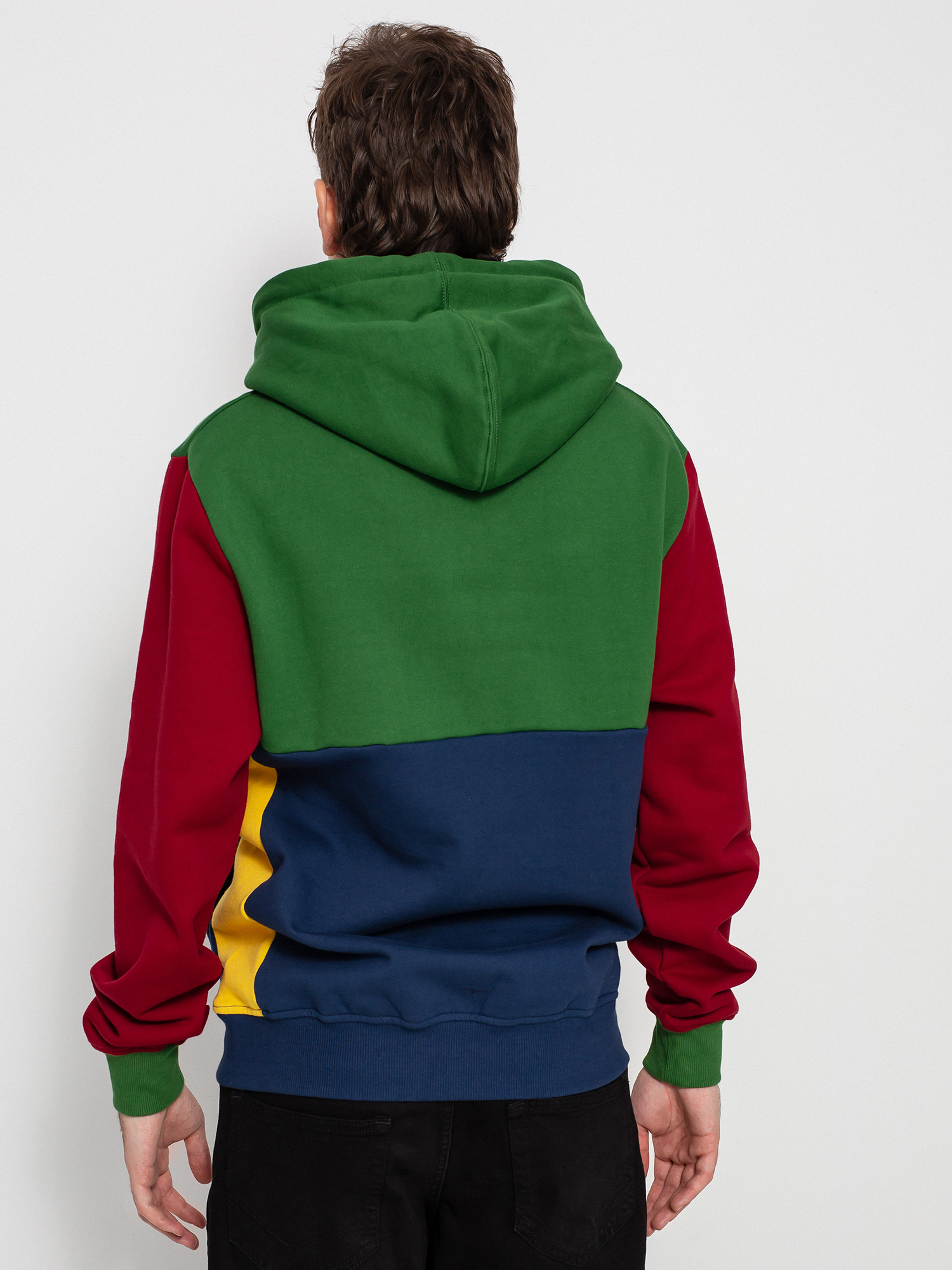 Bluza z kapturem MassDnm Moody HD (green/navy/claret)