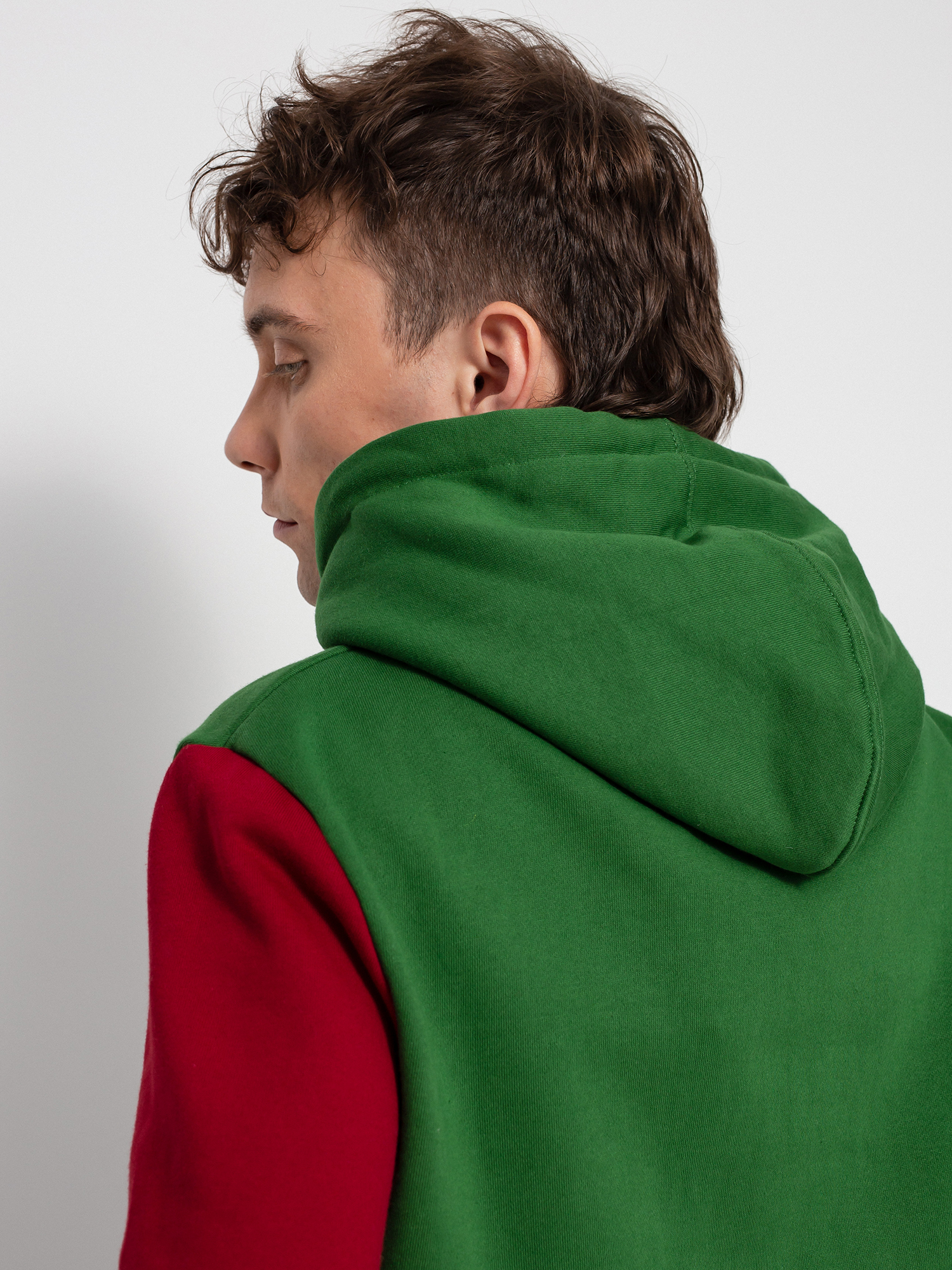 Bluza z kapturem MassDnm Moody HD (green/navy/claret)