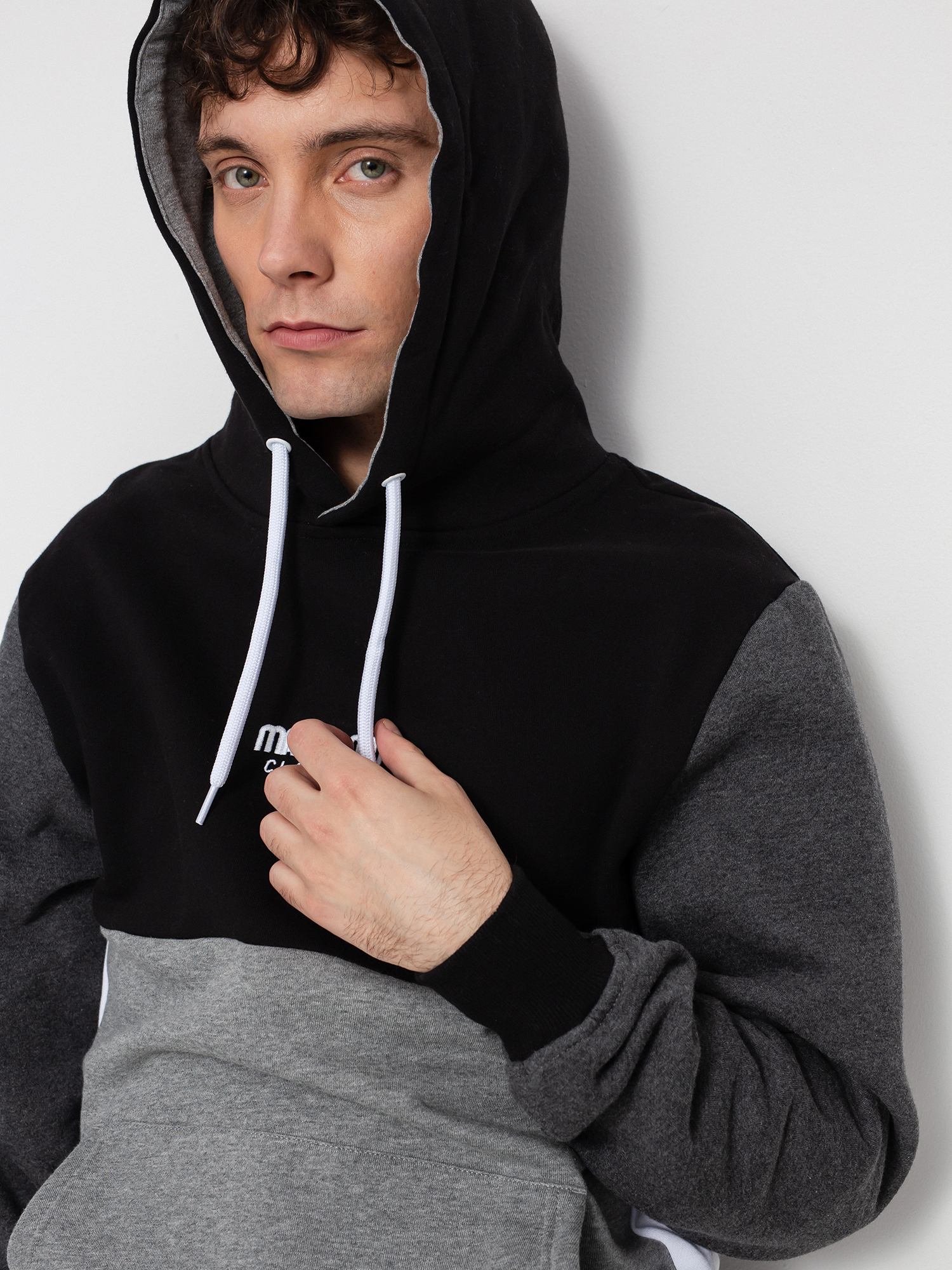 Bluza z kapturem MassDnm Moody HD (black/heather grey)
