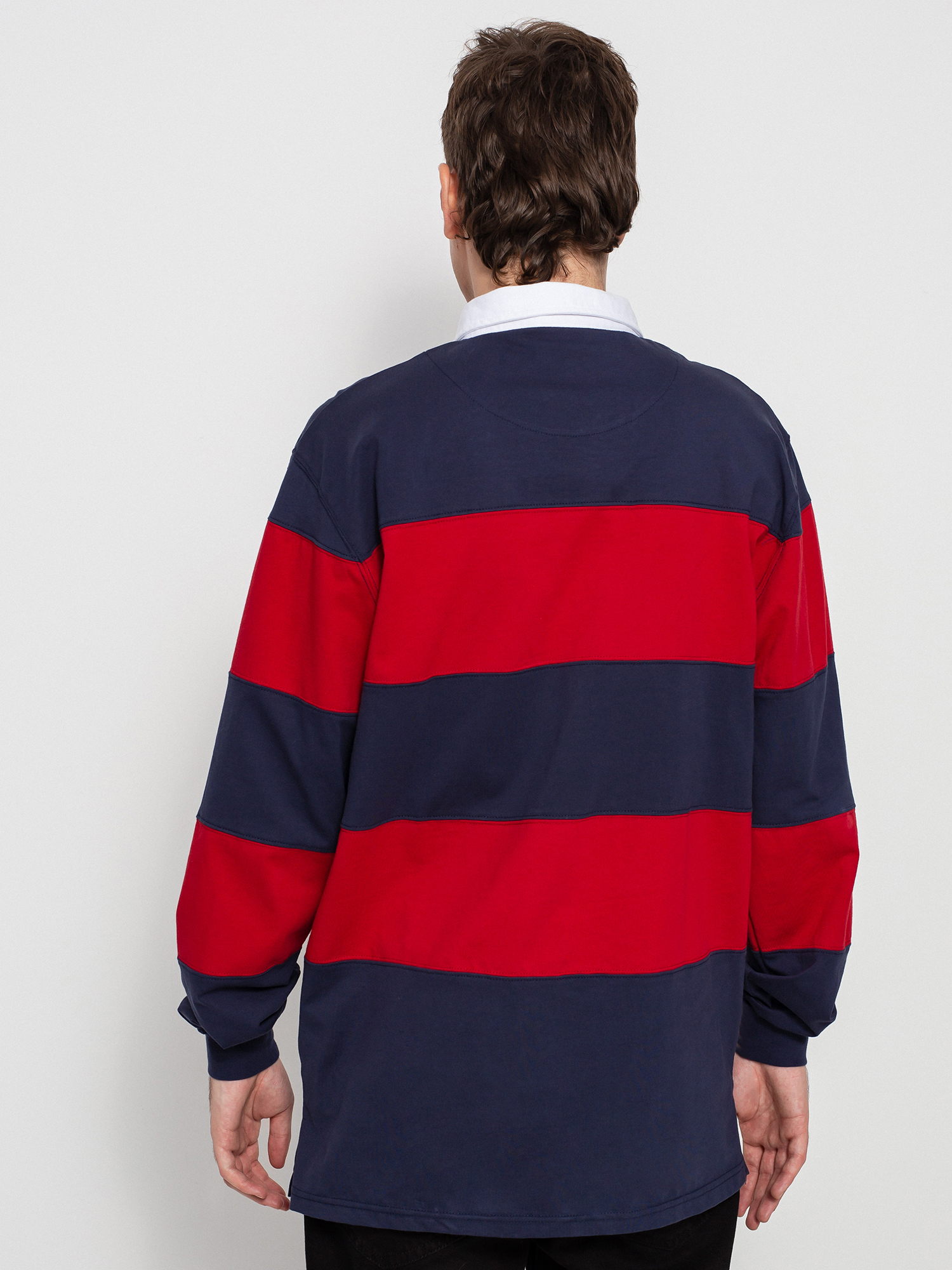 Longsleeve MassDnm Rugby (navy/claret)