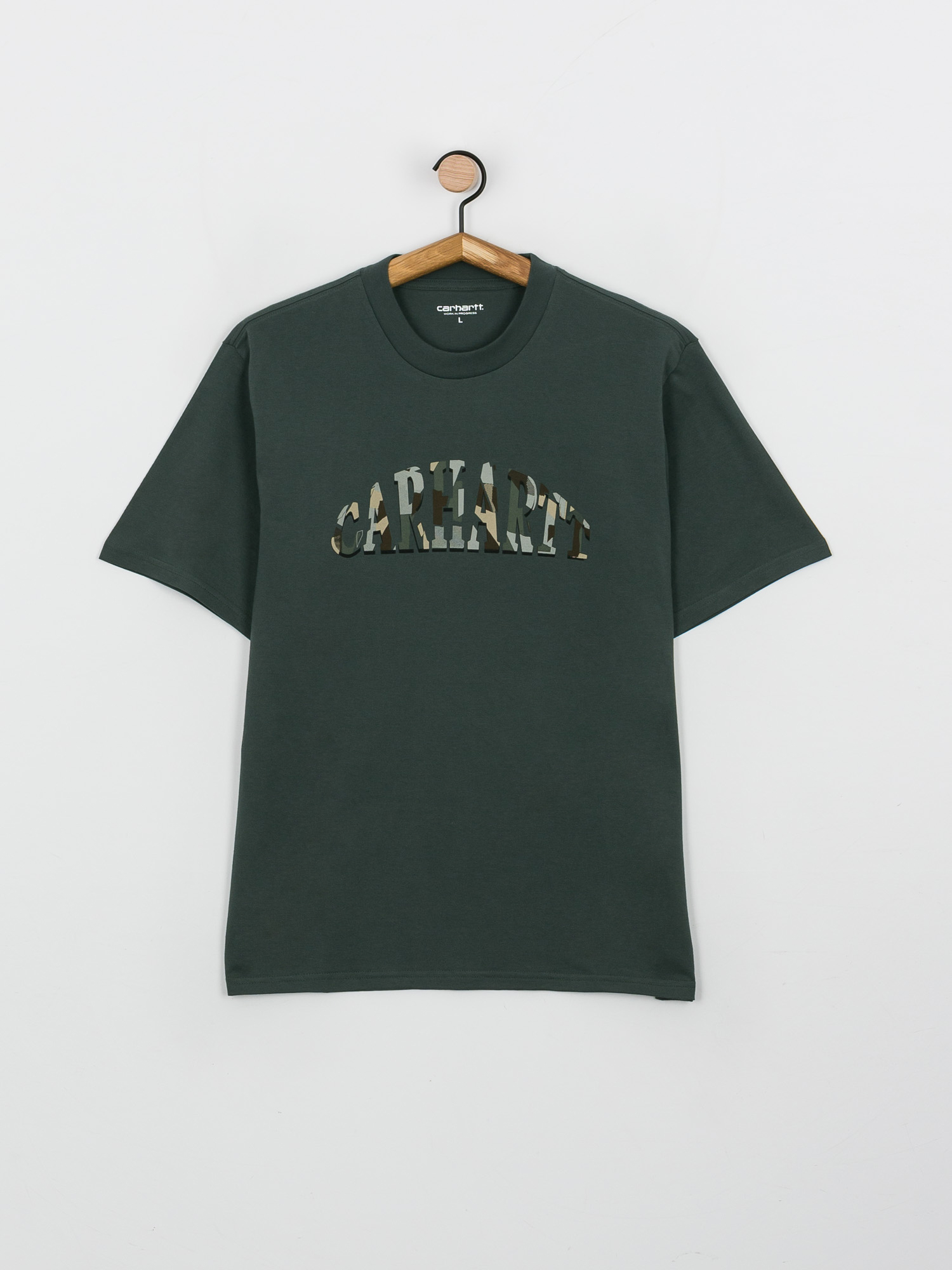 T-shirt Carhartt WIP Dome Script (hemlock green)