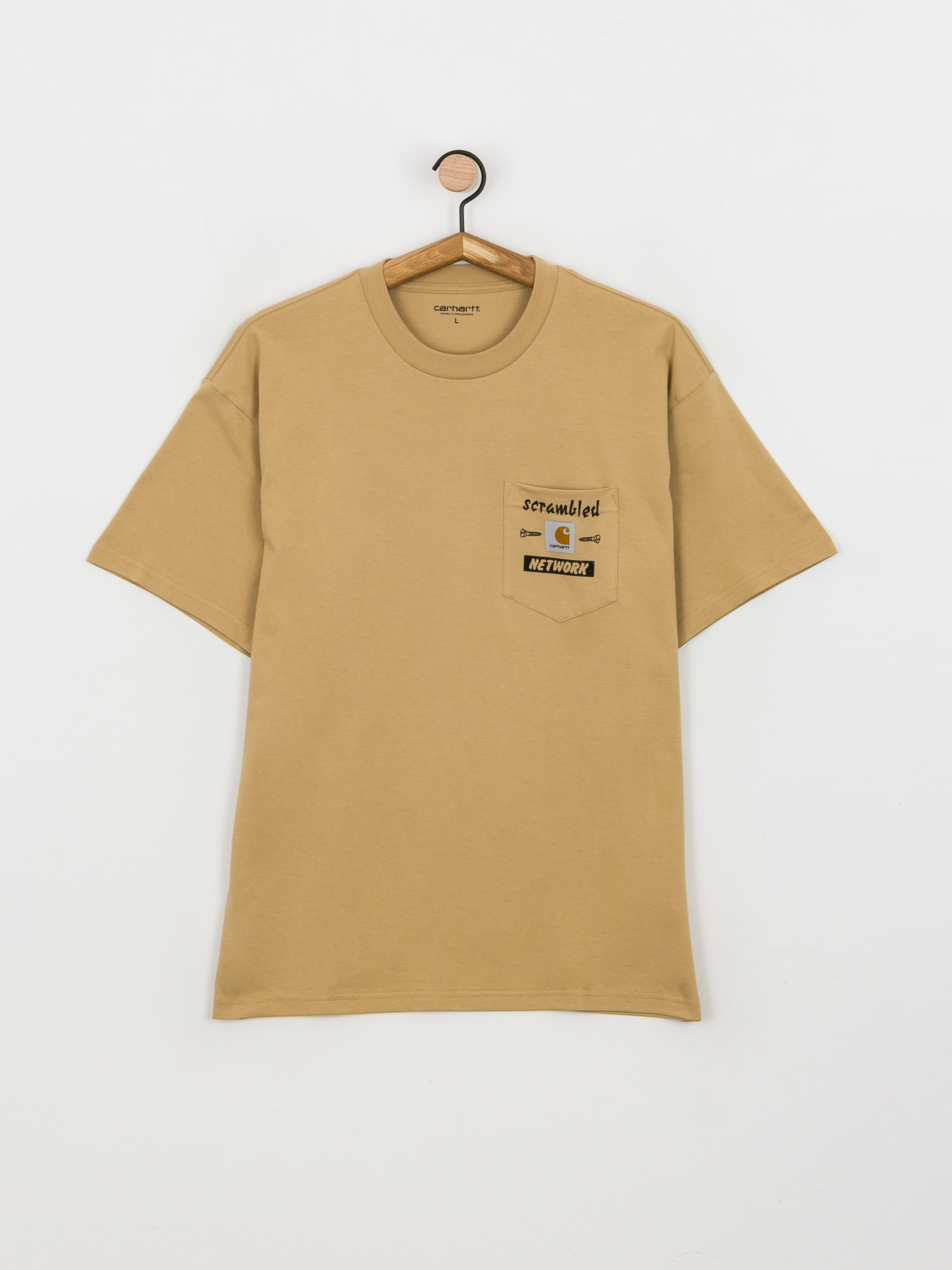 T-shirt Carhartt WIP Scramble Pocket (dusty h brown/black)