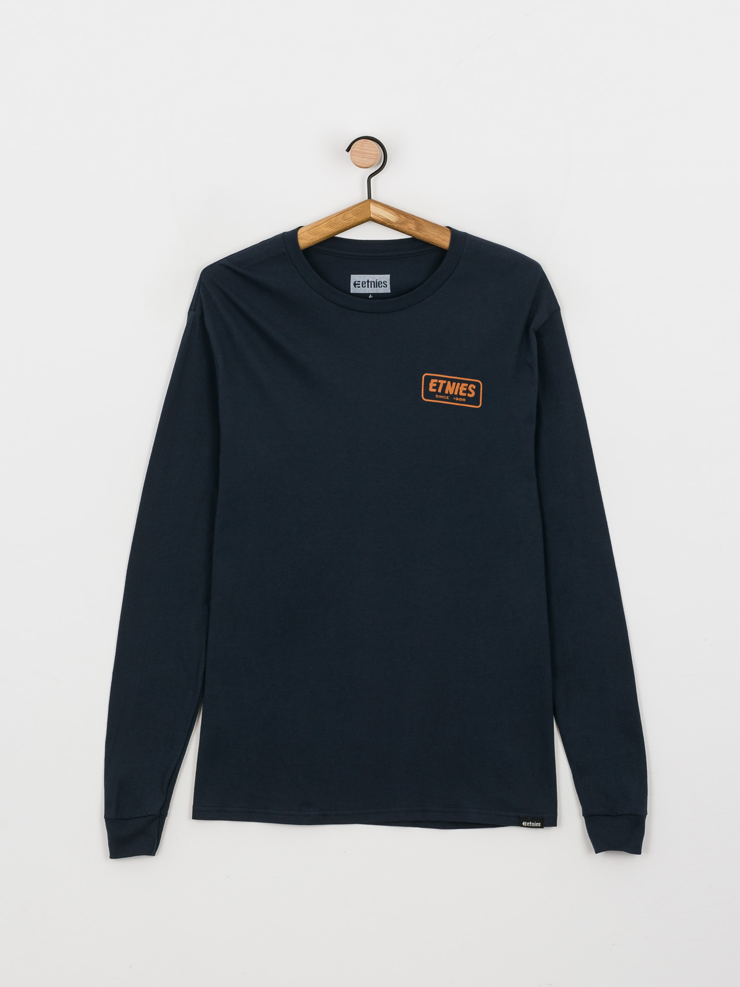 Longsleeve Etnies Quality Control (navy/orange)