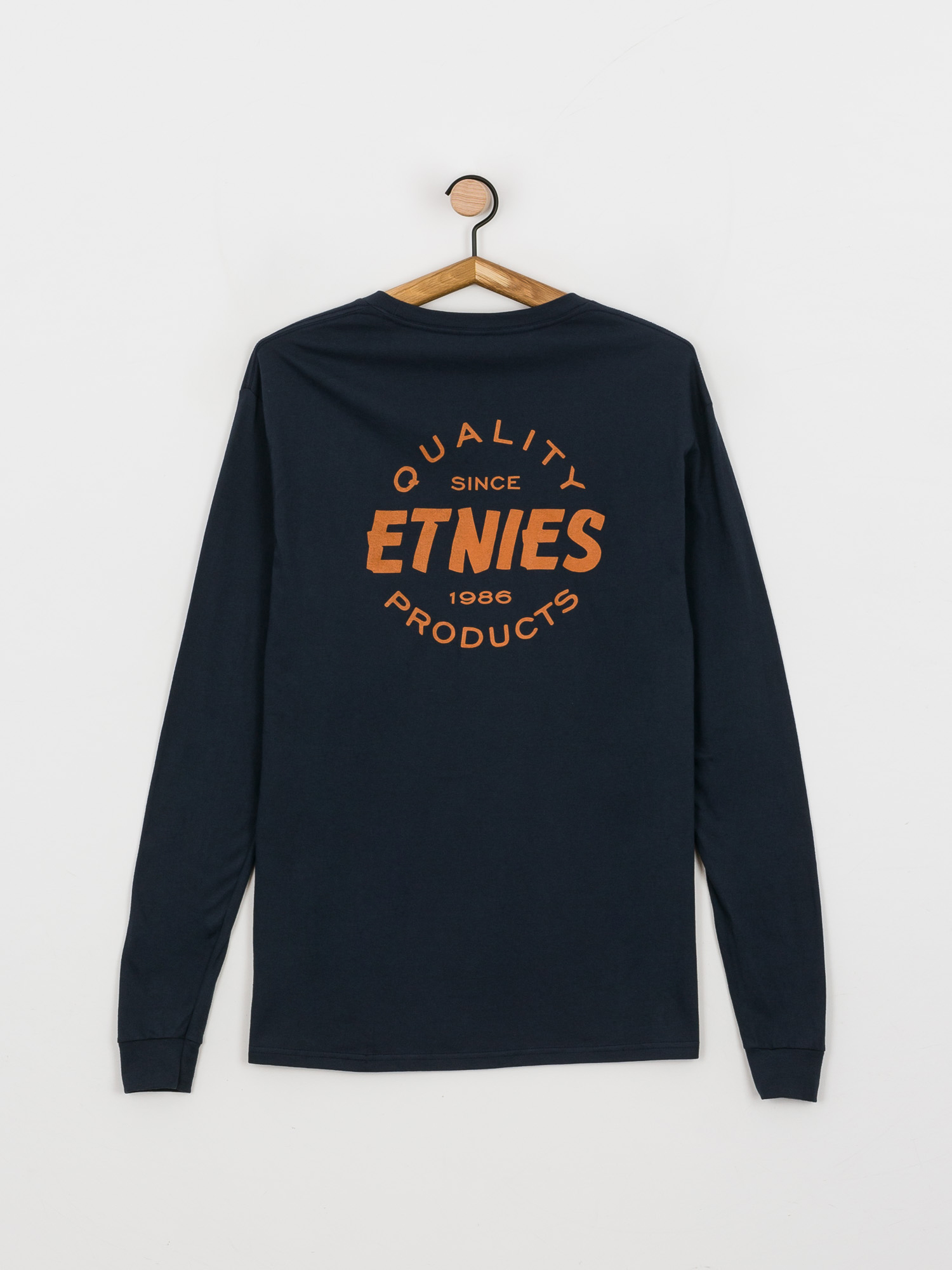 Longsleeve Etnies Quality Control (navy/orange)