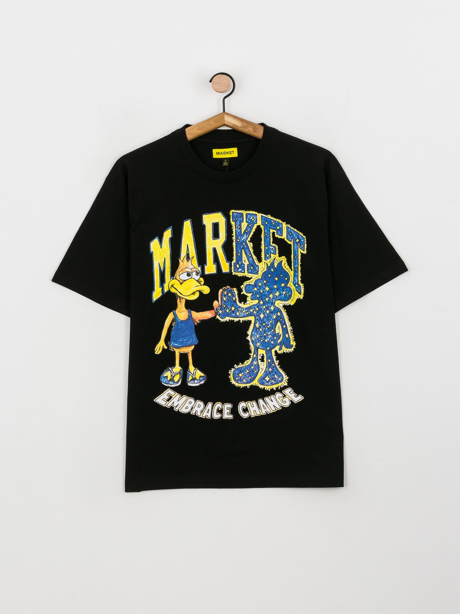 T-shirt Chinatown Market Dark And Light Duck (black)
