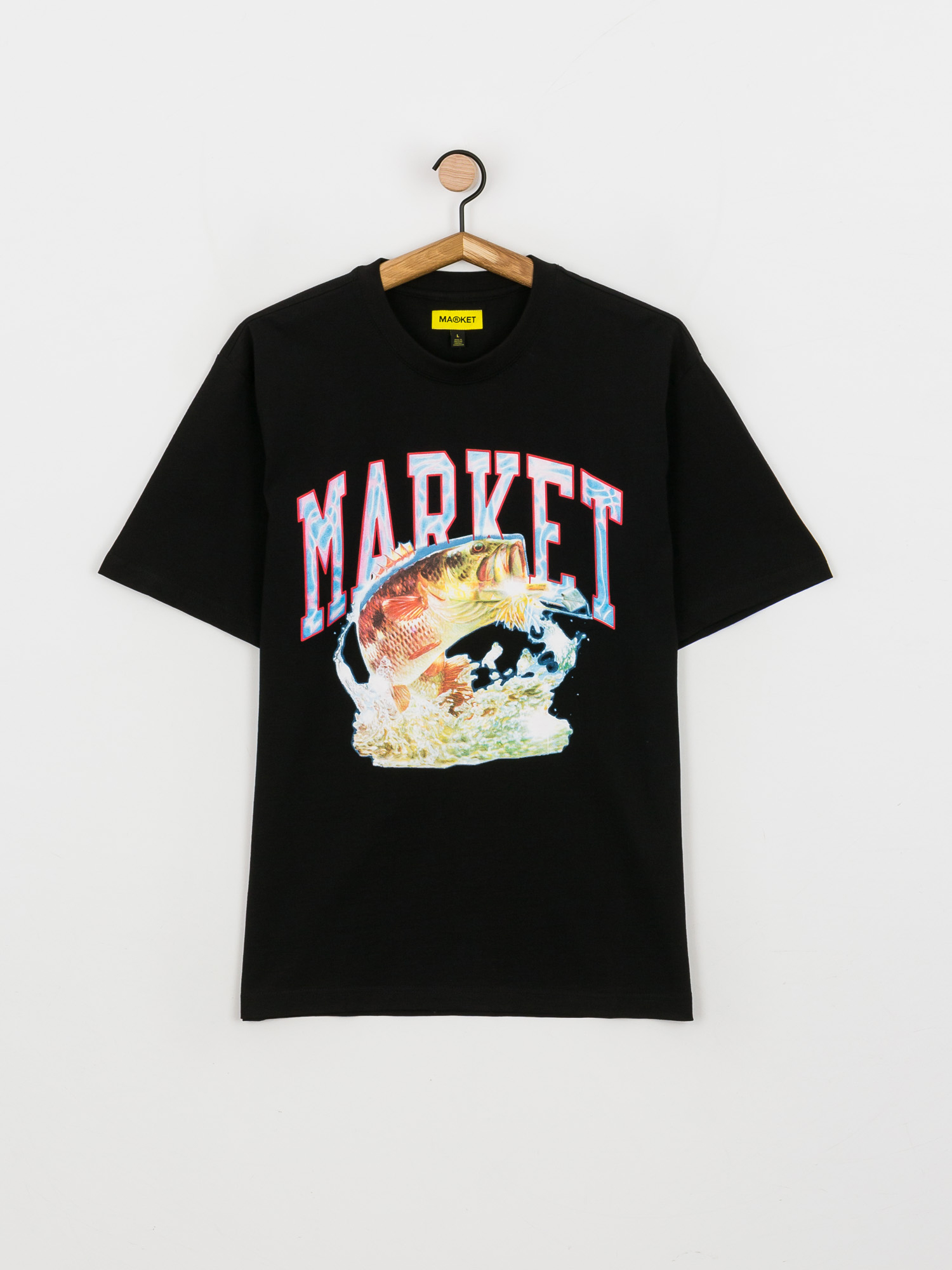 T-shirt Chinatown Market Bass Arc (black)