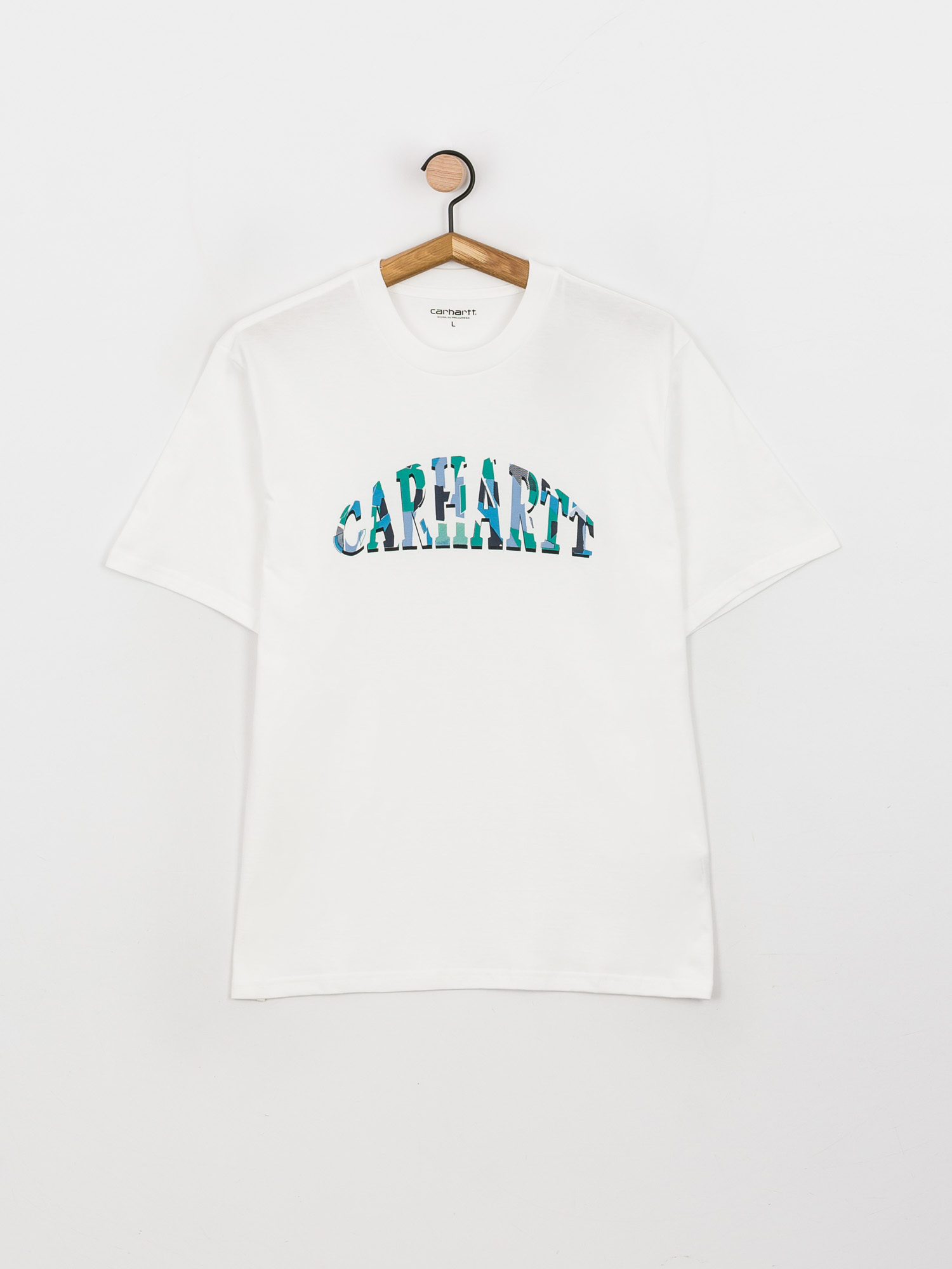 T-shirt Carhartt WIP Dome Script (white)