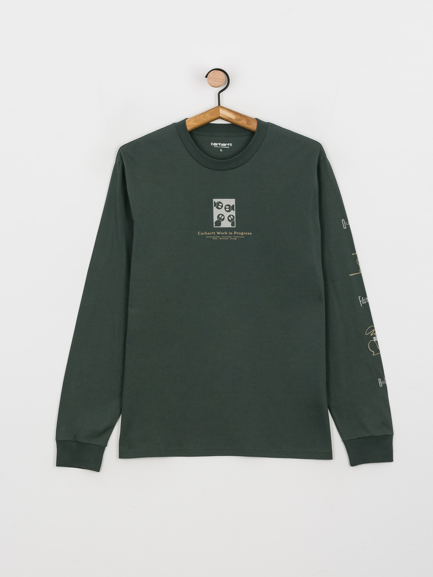 Longsleeve Carhartt WIP Dome (hemlock green)