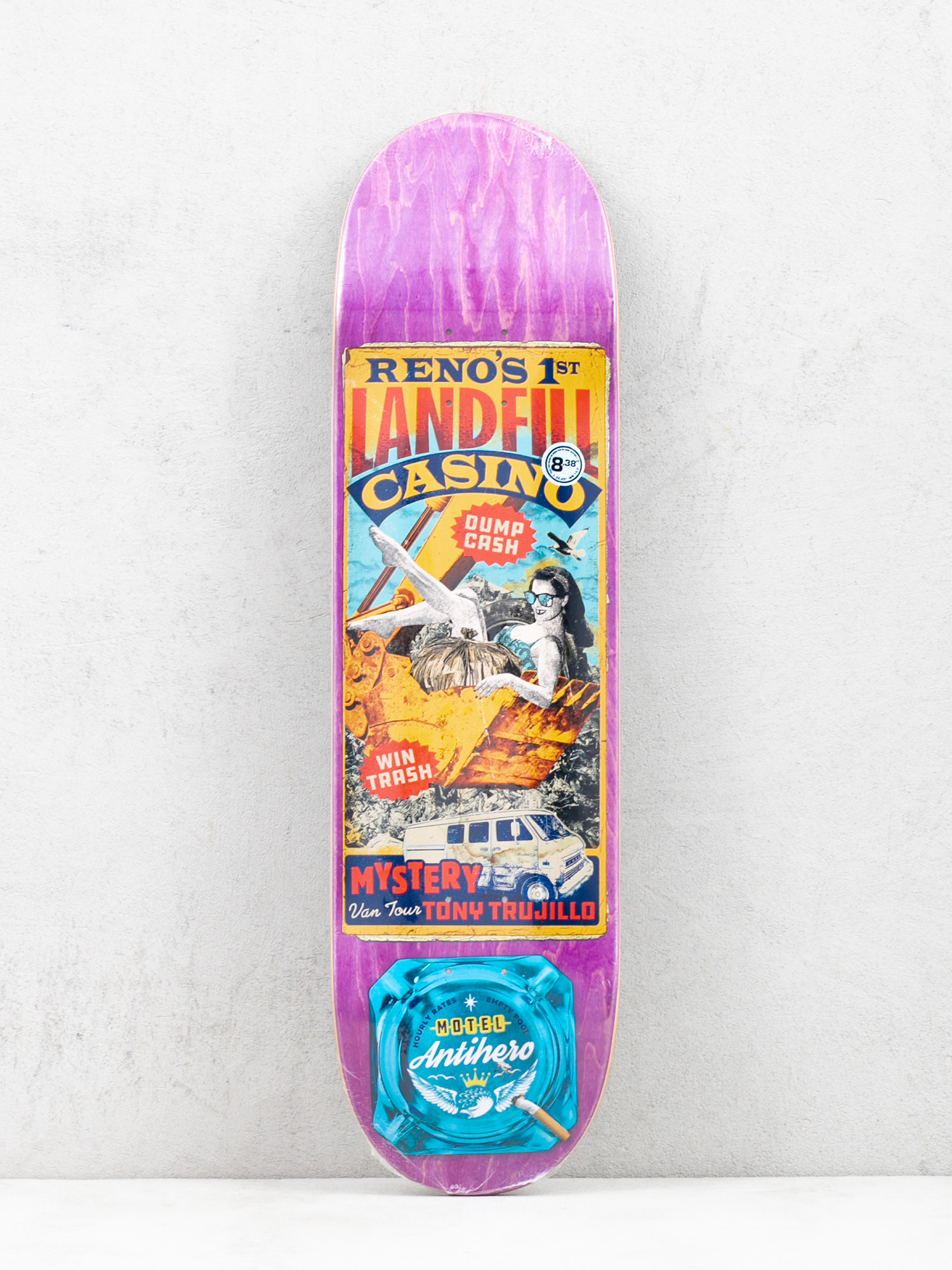 Deck Antihero Trujillo Motel (purple)