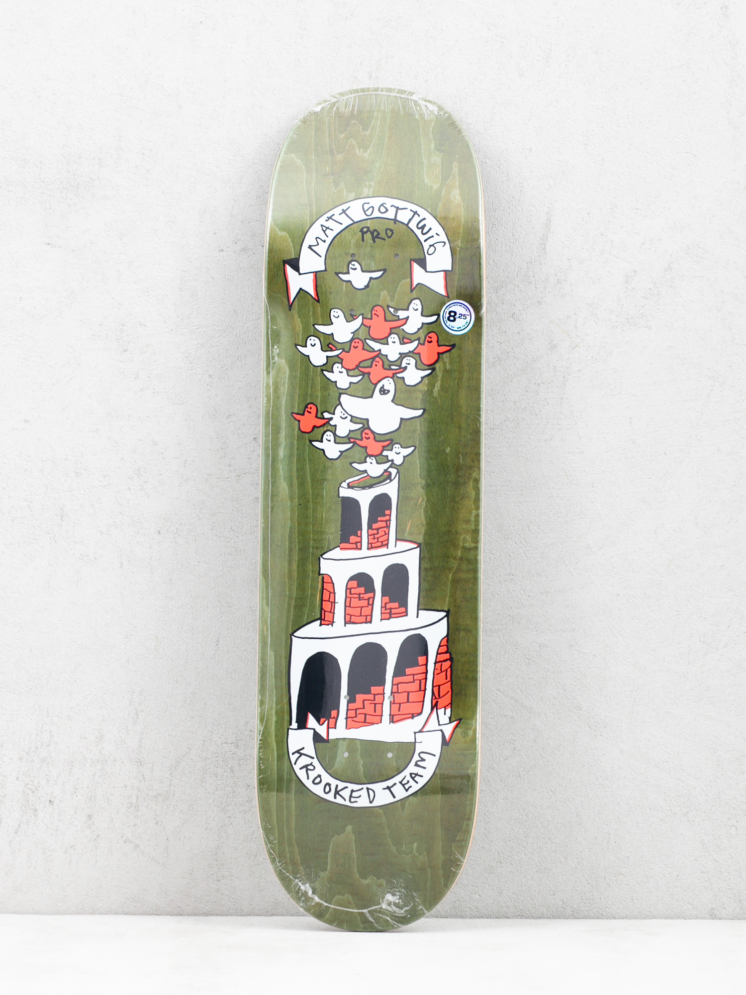 Deck Krooked New Pro (olive green)