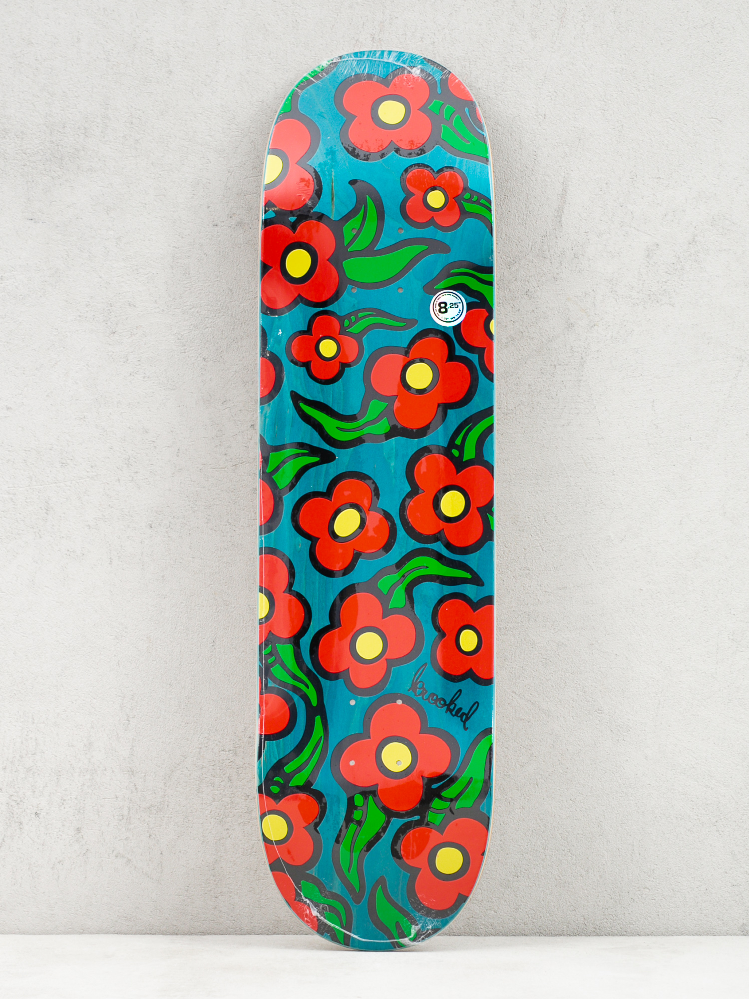 Deck Krooked Wildstyle Flowers (teal)