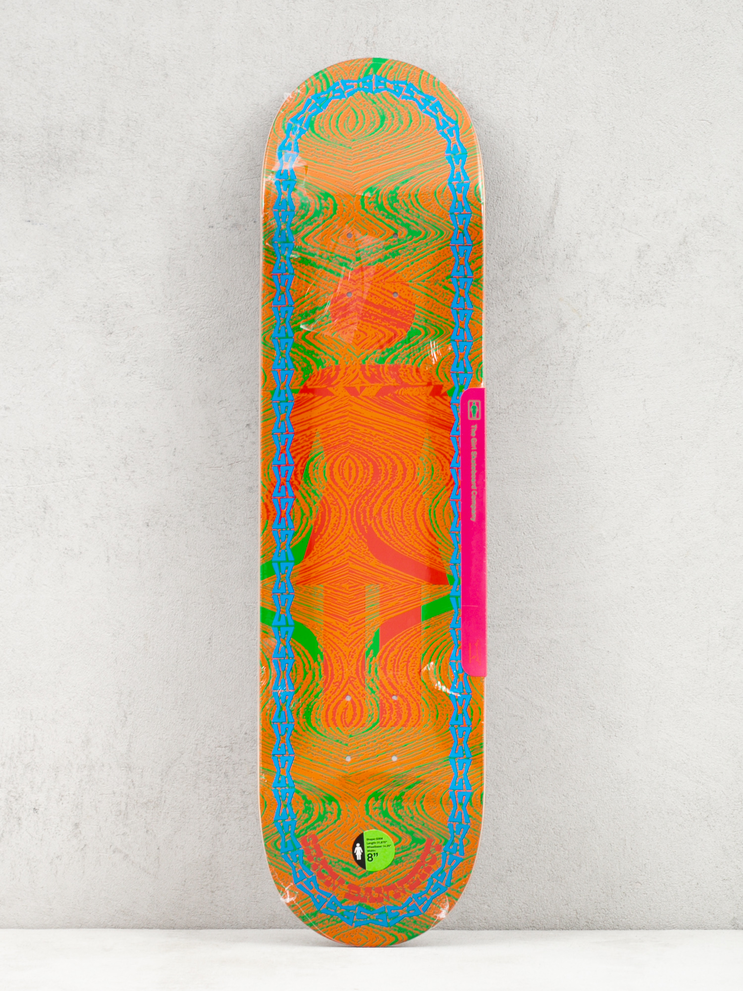 Deck Girl Skateboard Bannerot Vibration (green/orange)