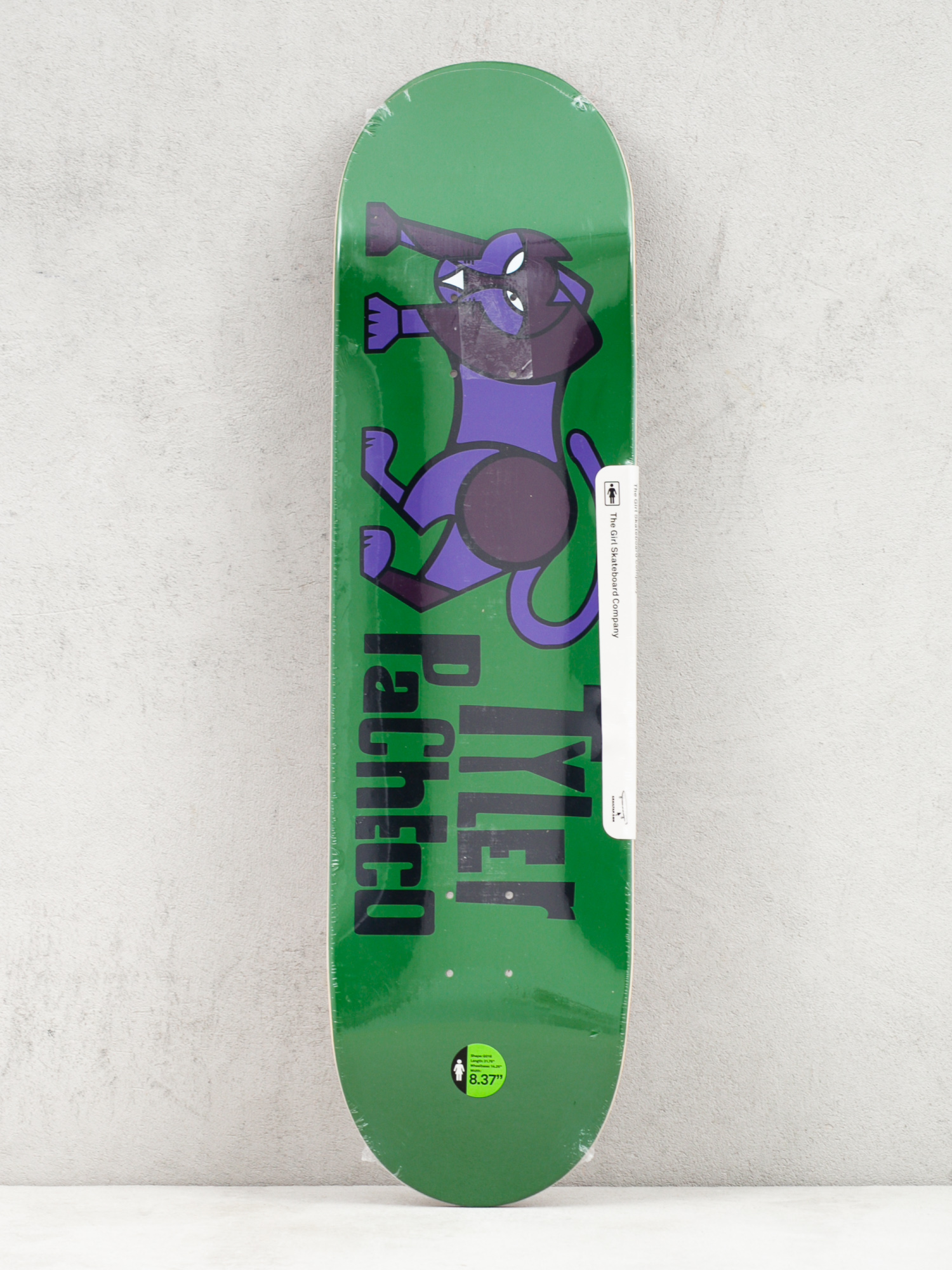 Deck Girl Skateboard Pacheco Pictograph (green)