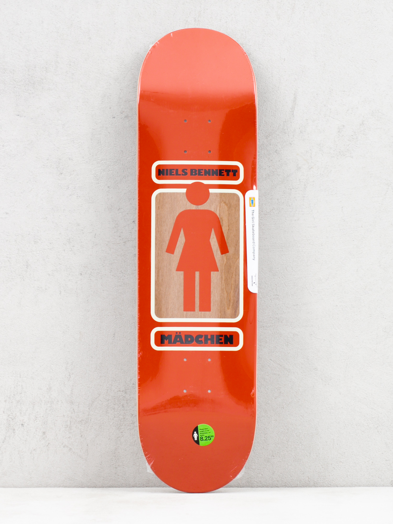 Deck Girl Skateboard Bennett 93 Til W41 (red)