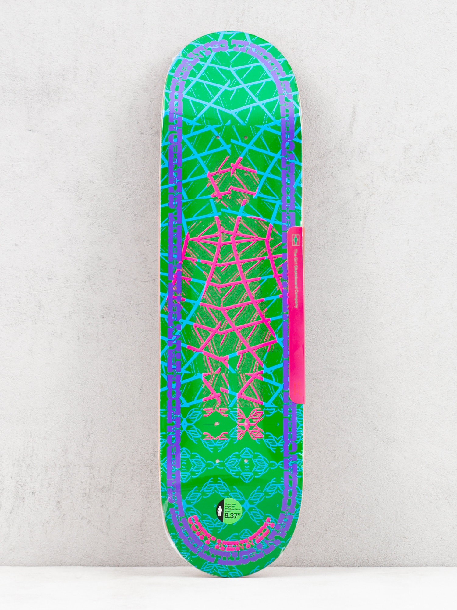 Deck Girl Skateboard Kennedy Vibration (green/purple)