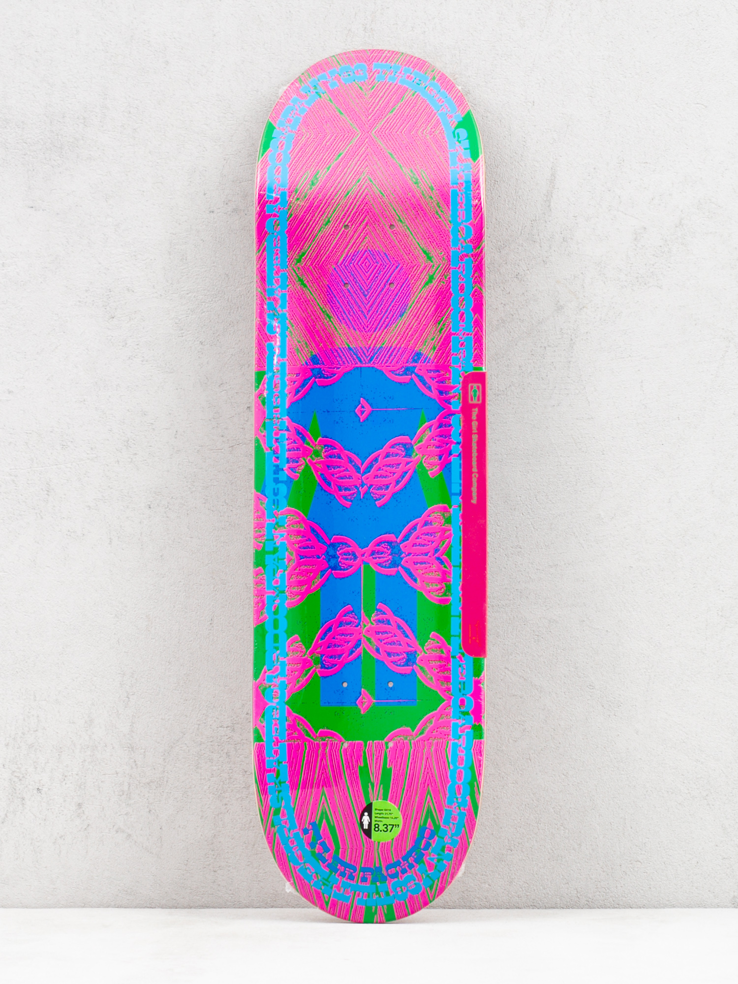 Deck Girl Skateboard Pacheco Vibrations (green/pink)