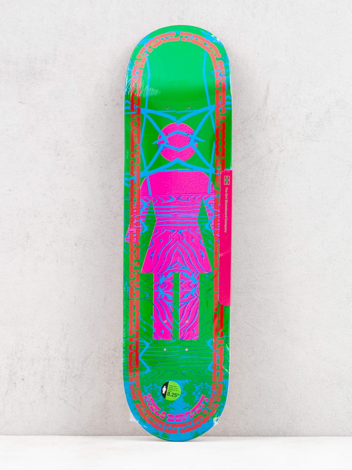 Deck Girl Skateboard Bennet Vibration (green/red)