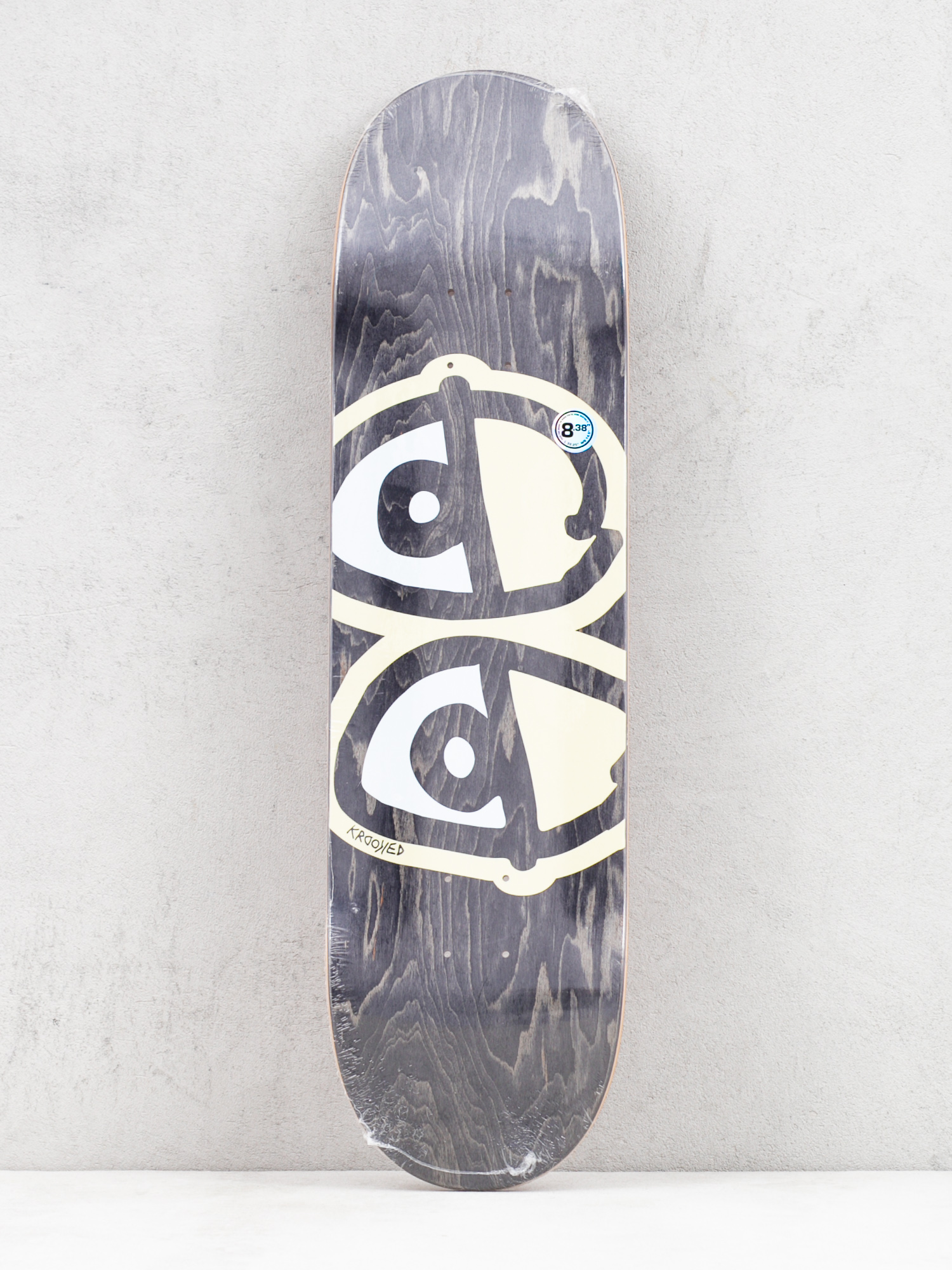 Deck Krooked Team Eyes (black/beige)