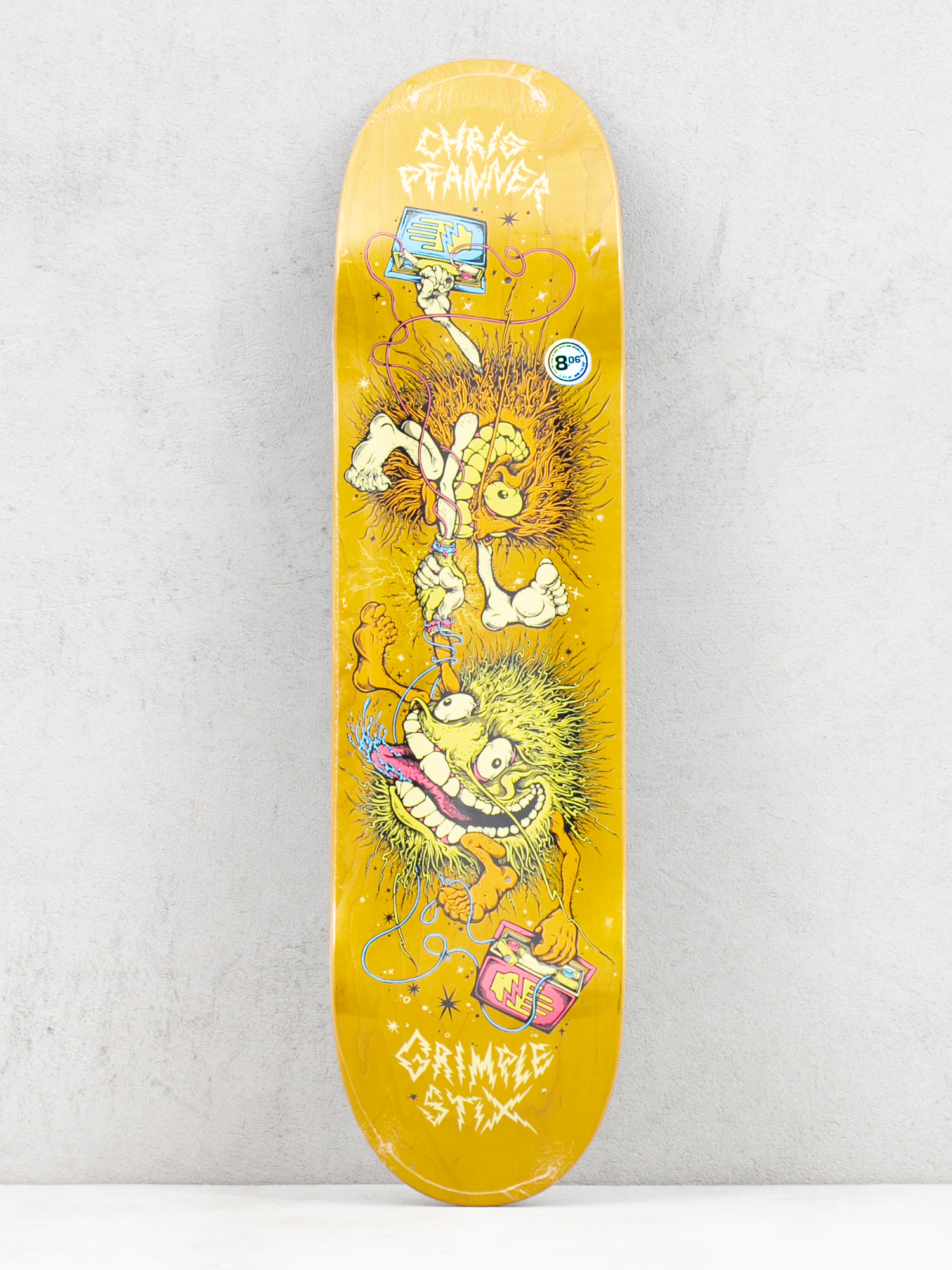 Deck Antihero Pfanner Quest Grimp (mustard)