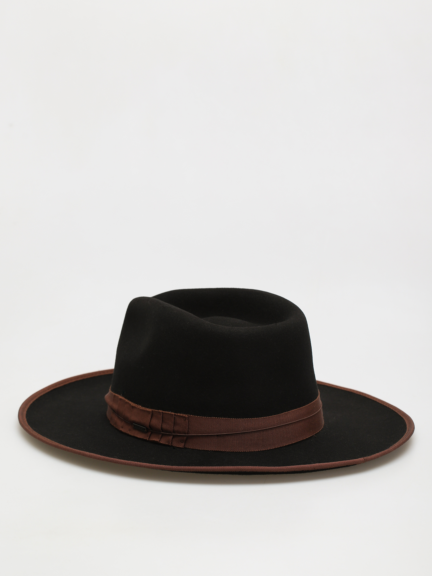 Kapelusz Brixton Reno Fedora (black/brown)