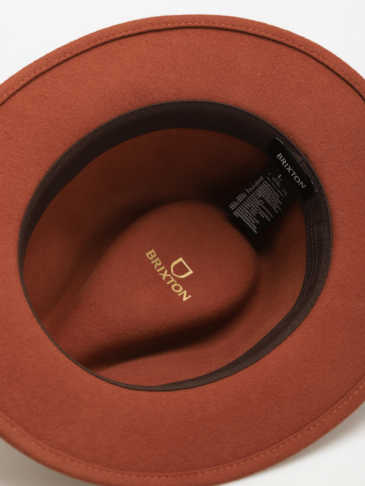 Kapelusz Brixton Messer Fedora (caramel)