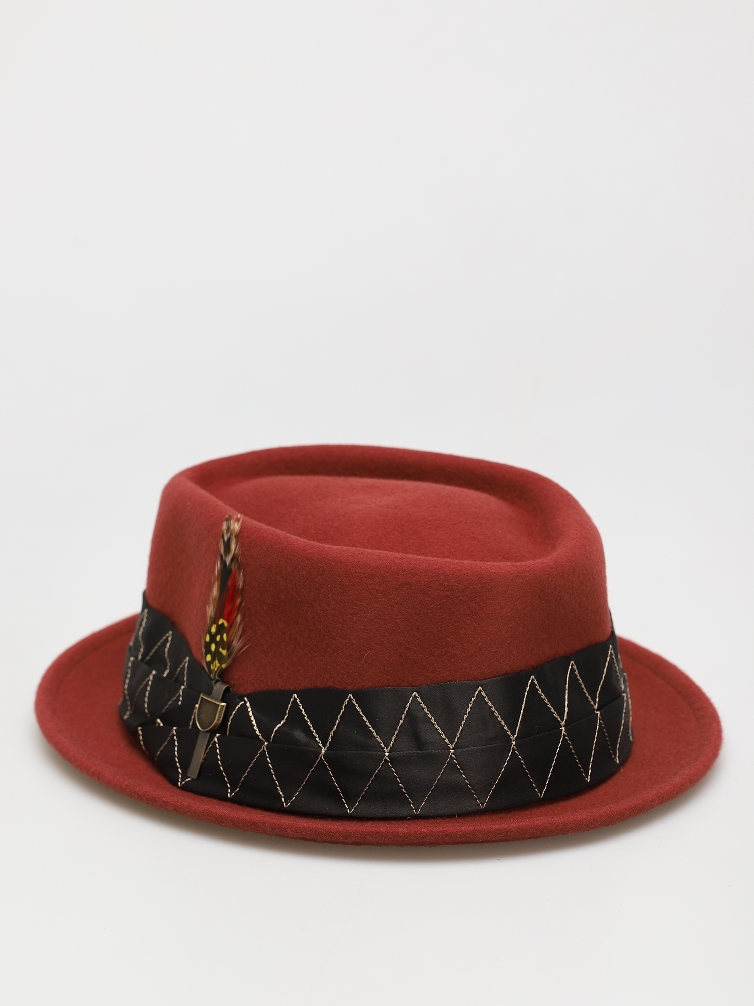 Kapelusz Brixton Stout Pork Pie (dark brick)