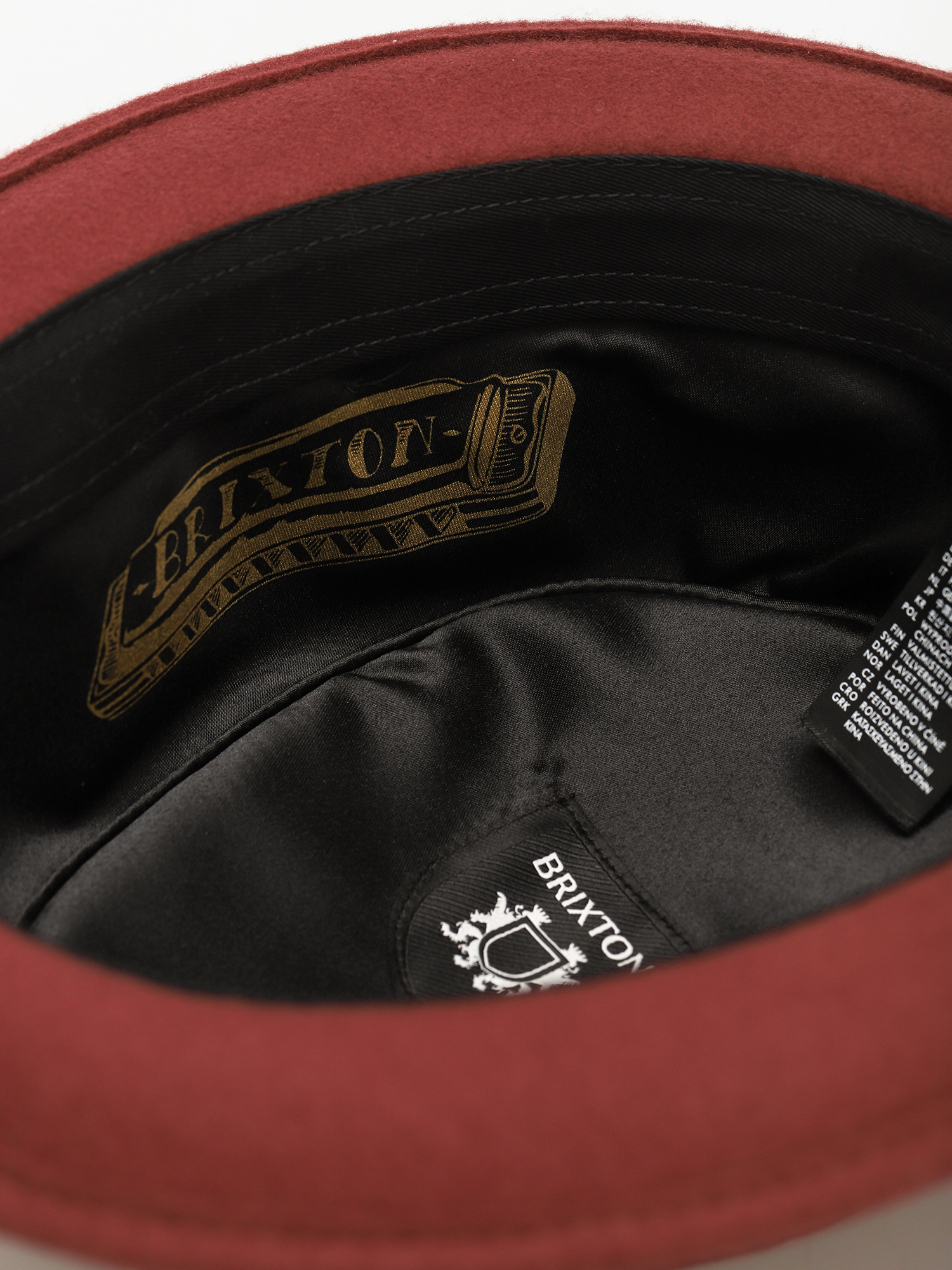 Kapelusz Brixton Stout Pork Pie (dark brick)