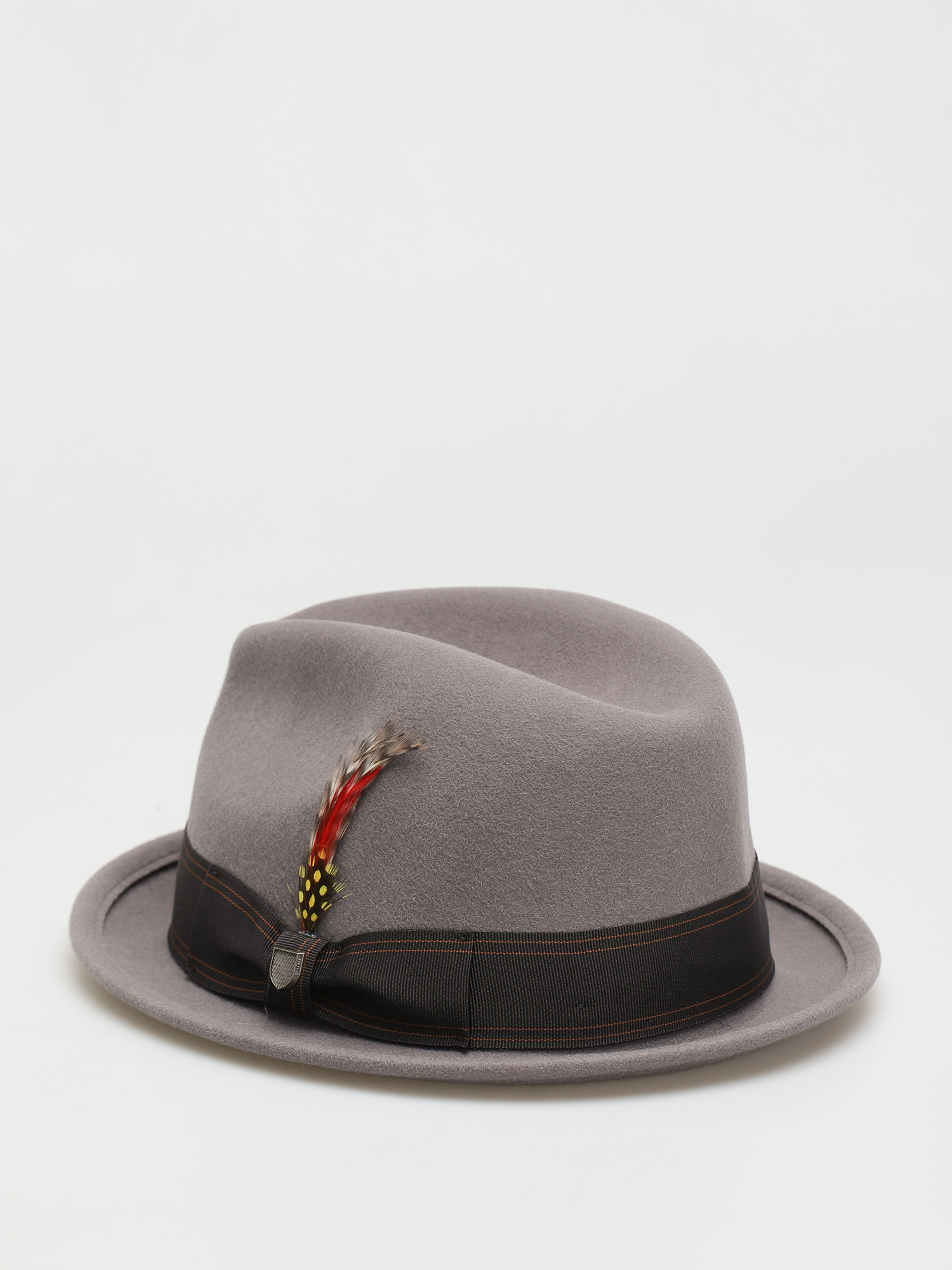 Kapelusz Brixton Gain Fedora (grey/washed black)