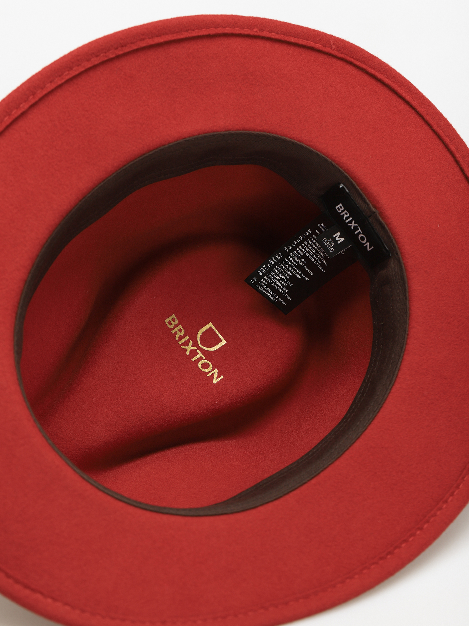 Kapelusz Brixton Messer Packable Fedora (phoenix orange)