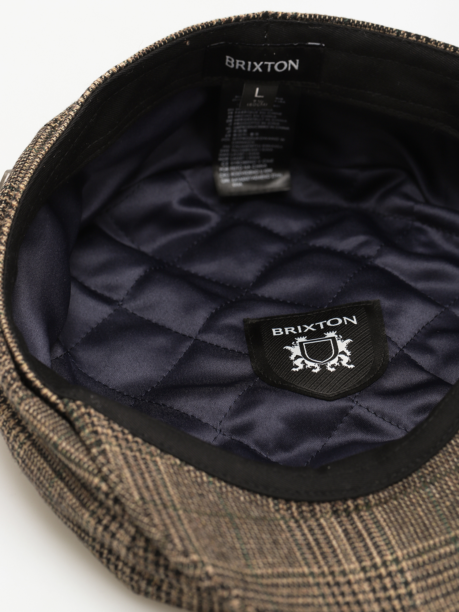 Kaszkiet Brixton Brood Baggy Snap Cap (tan/brown)