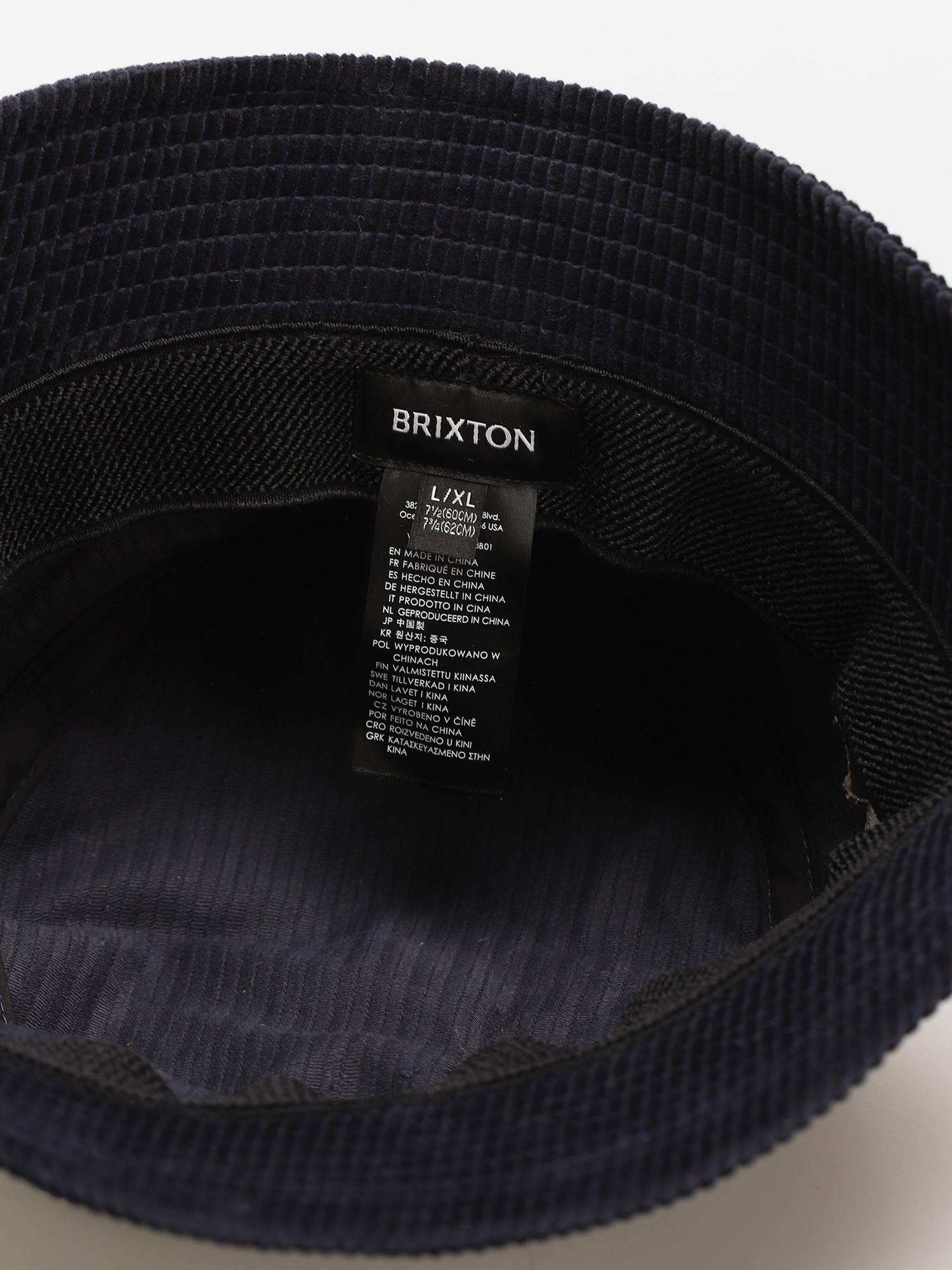 Kapelusz Brixton Gramercy Packable Bucket Hat (washed navy)