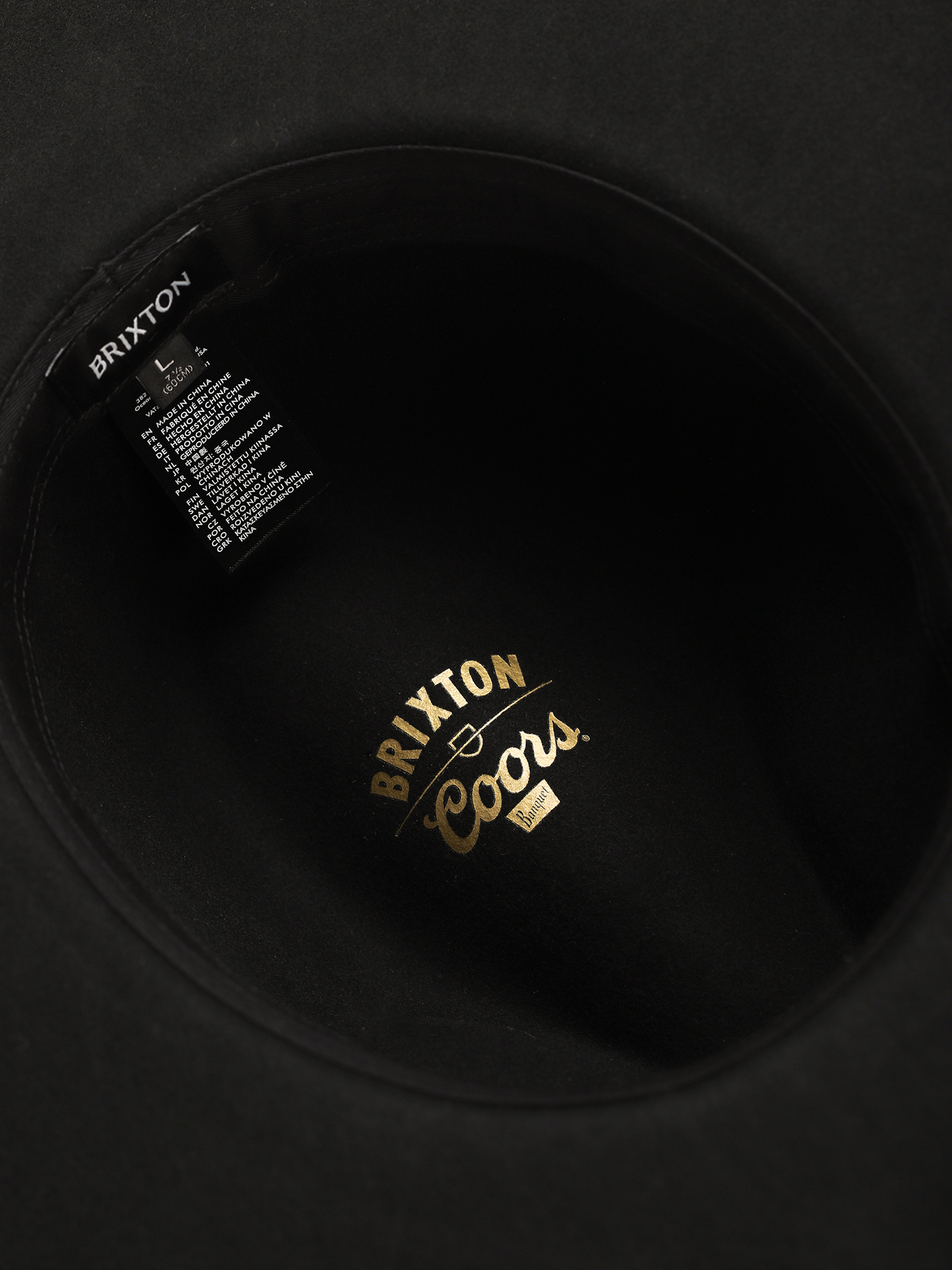 Kapelusz Brixton Coors Labor Hat (black)