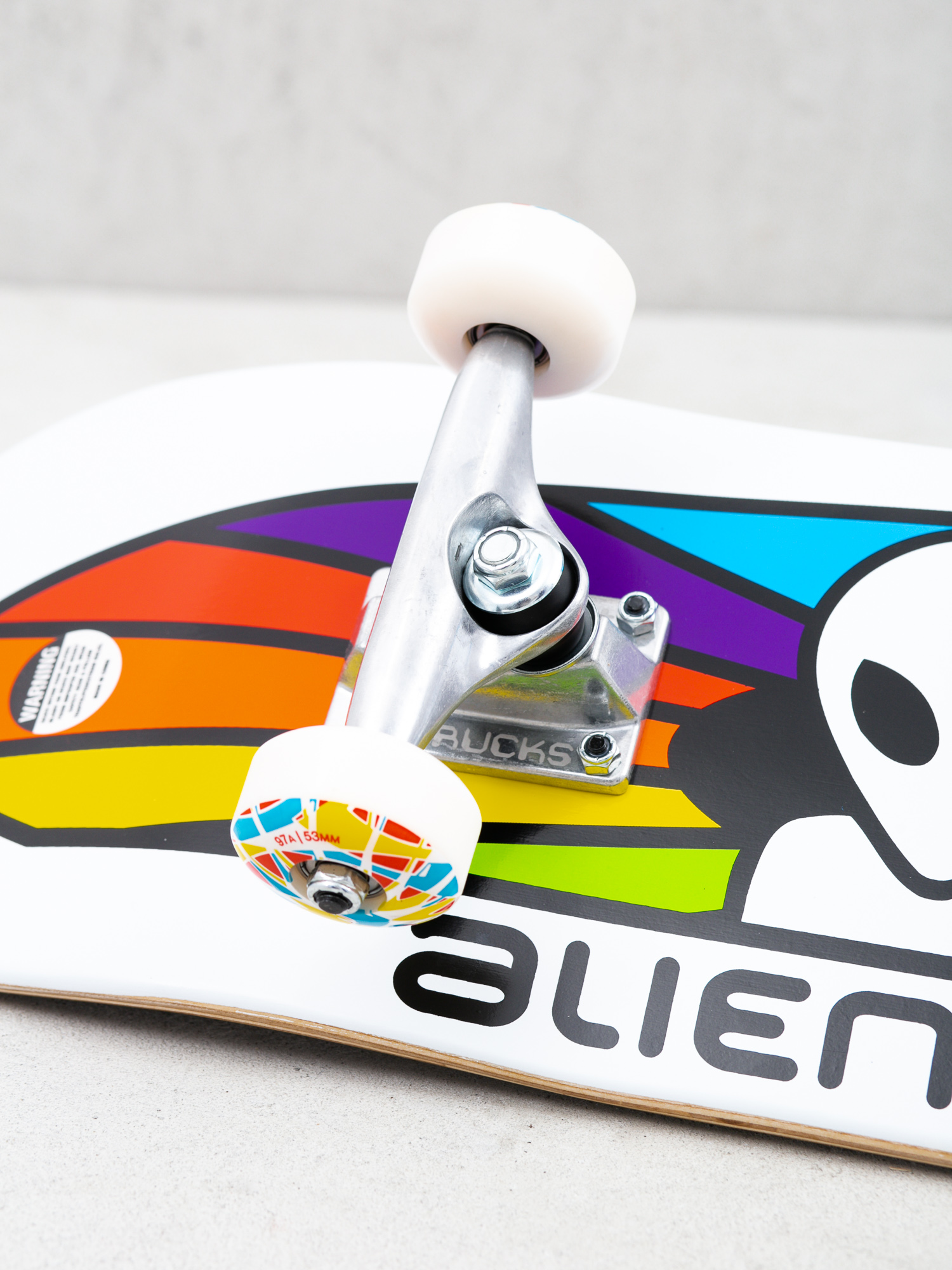 Deskorolka Alienworkshop Spectrum (white/multi)