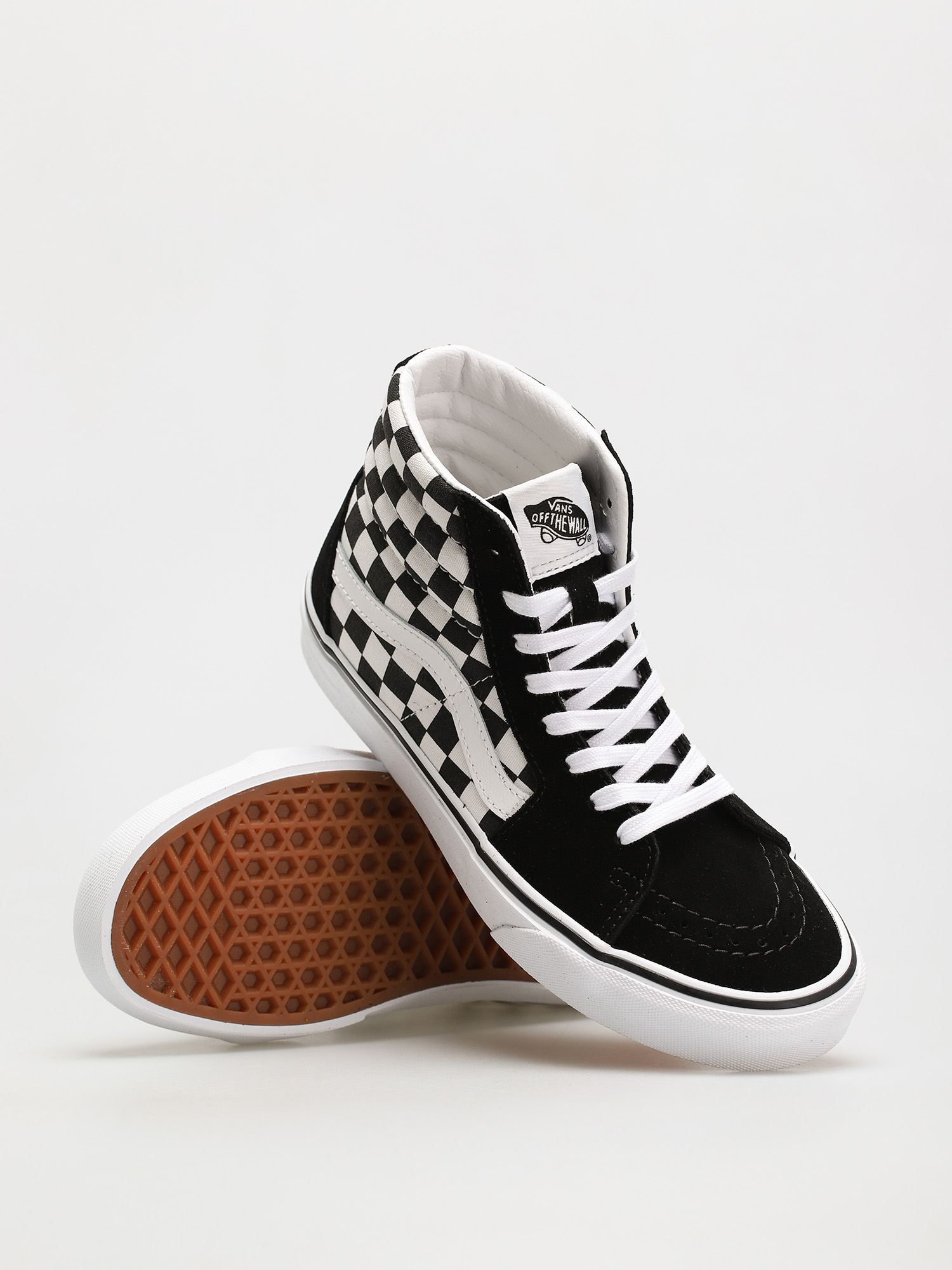 Buty Vans Sk8 Hi (checkerboard/blk/tr wht)